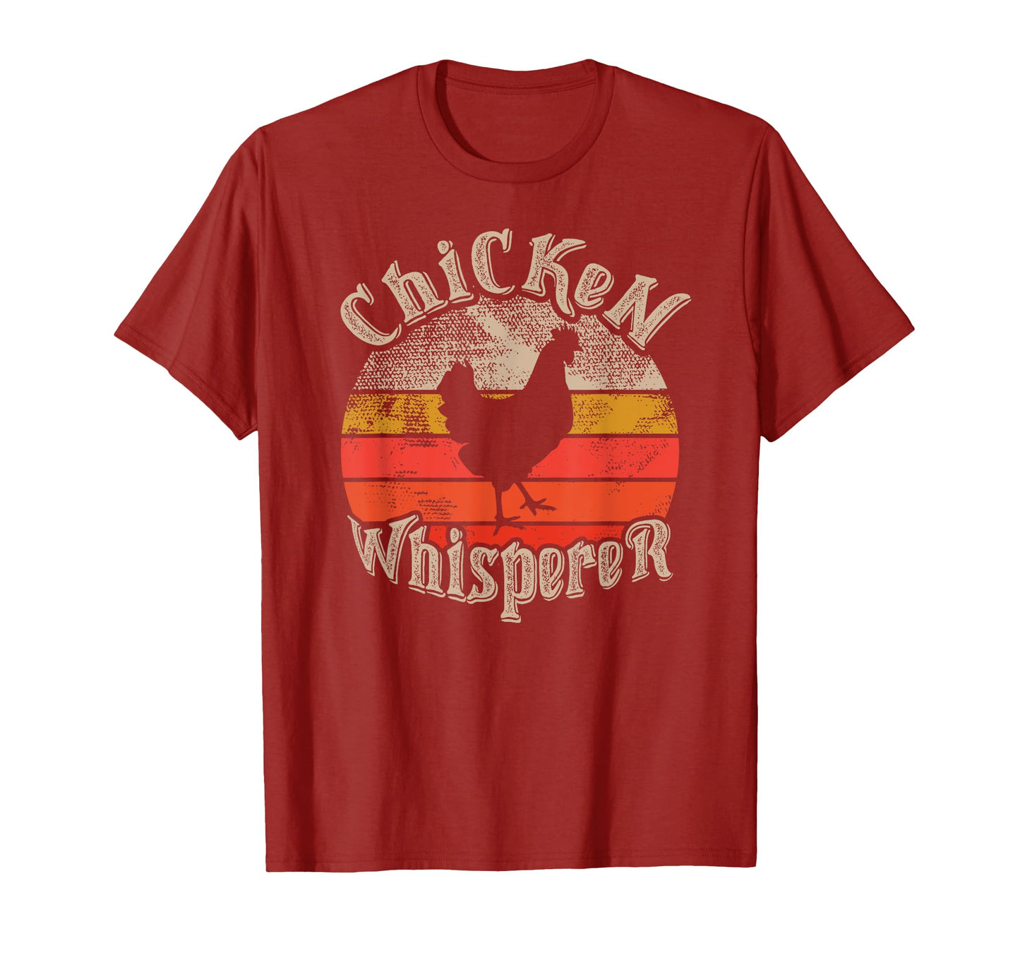 Chicken Whisperer Funny lovers theme vintage sunset cute T-Shirt