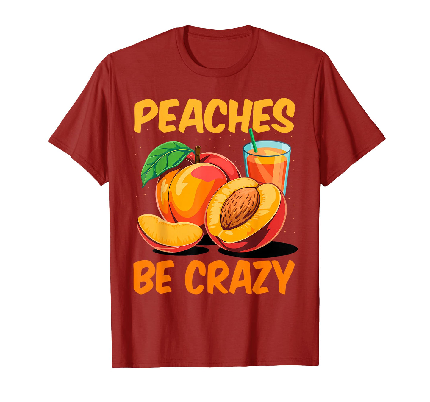 Funny Peach Pun Fruit Georgia Iced Tea T-Shirt