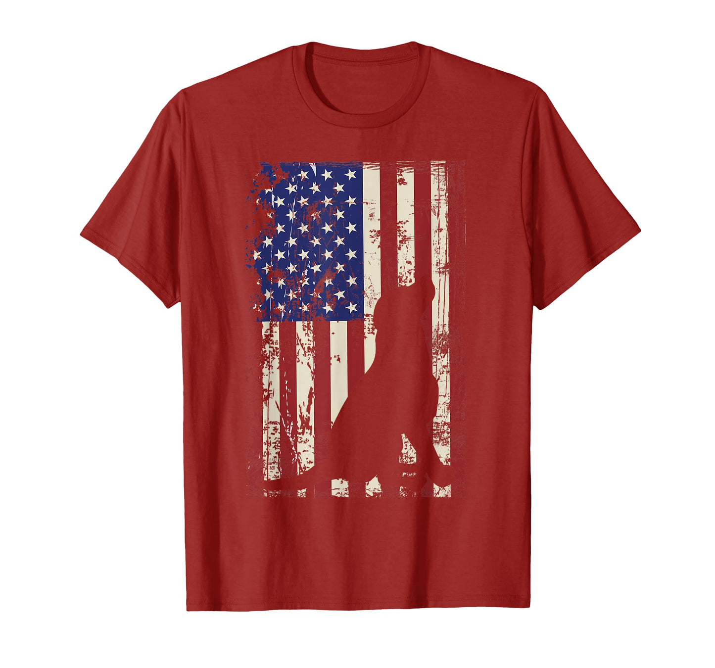 Patriotic Labrador 4th of July American Flag T-Shirt