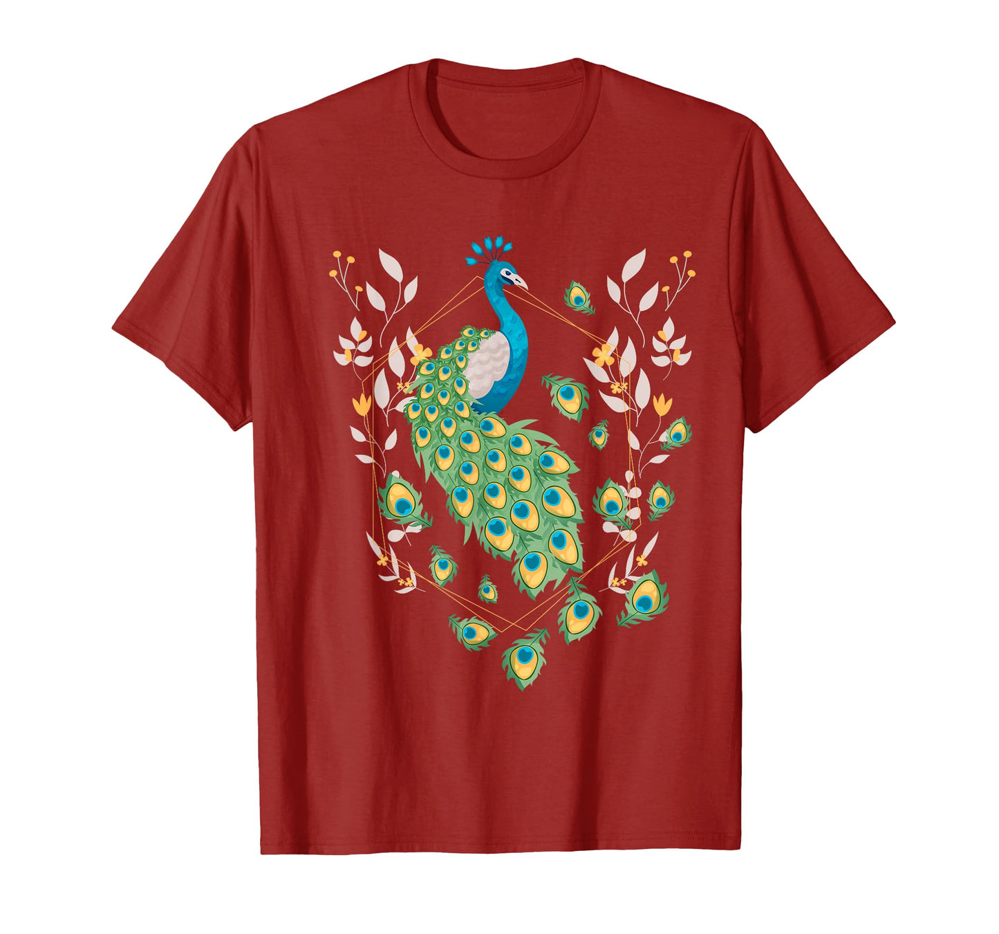 Colorful Peacock T-Shirt