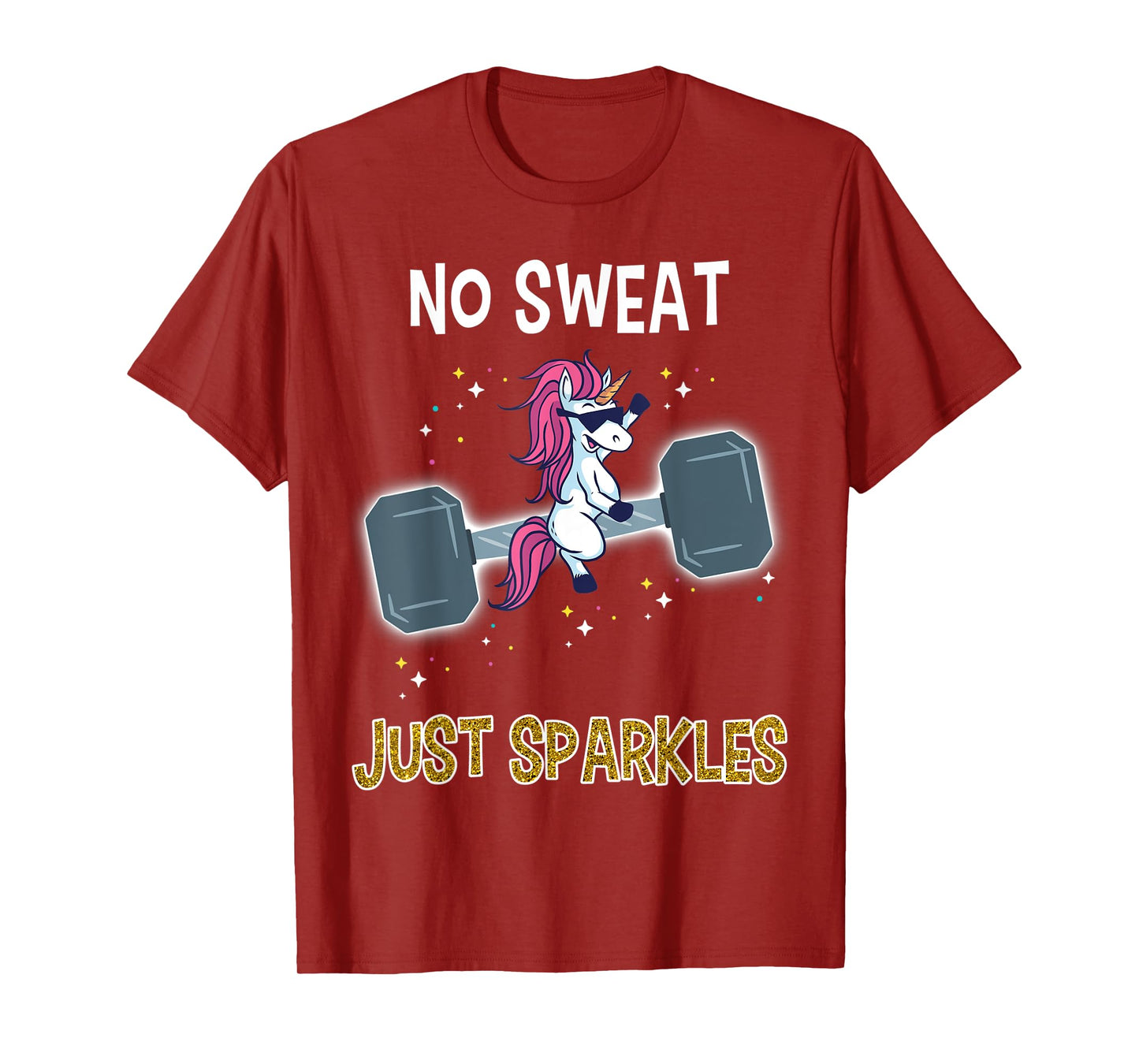 Unicorn Dumbbell Shirt Funny Unicorn Workout TShirt Gift