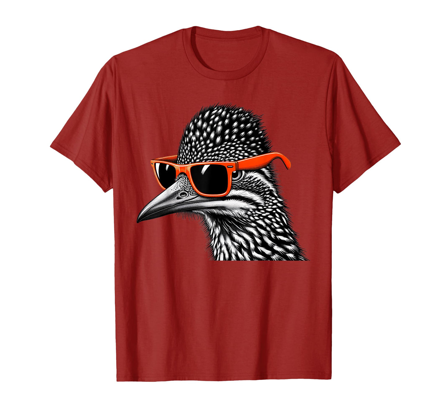 Cool Roadrunner Bird Wearing Sunglasses Graphic Art T-Shirt