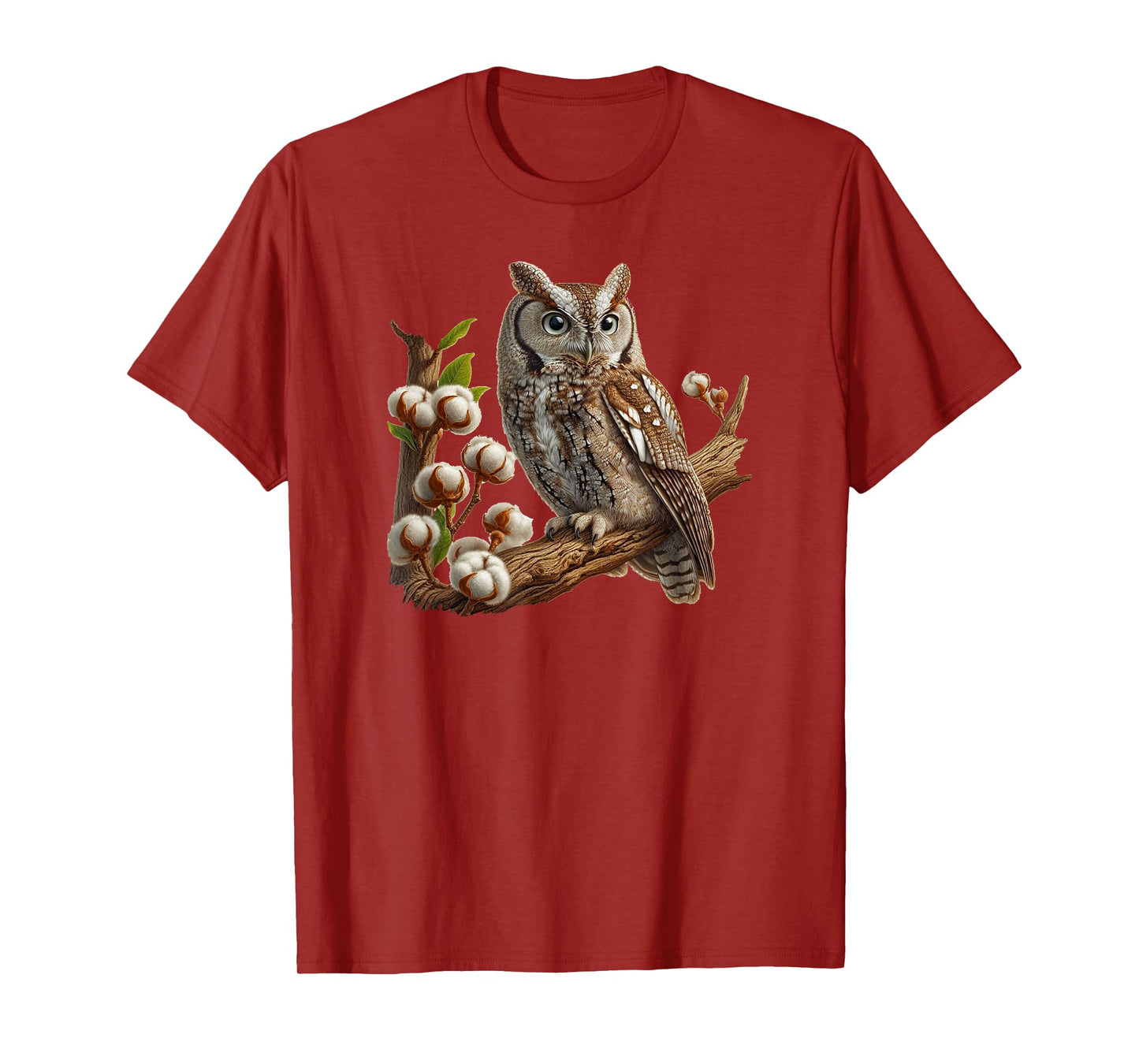 Bird Series. Western Screech Owl. T-Shirt