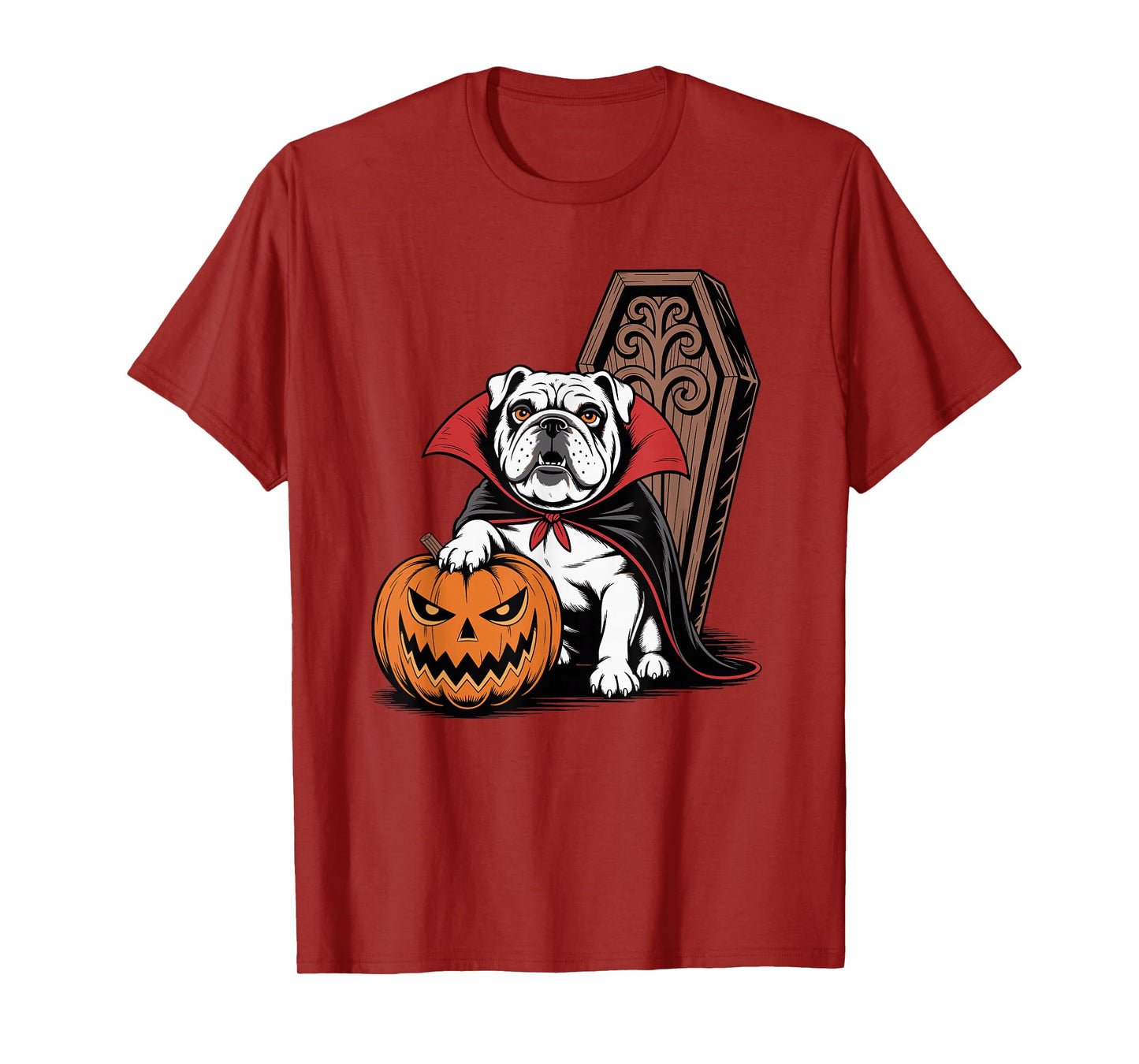 Halloween English Bulldog Coffin Bulldogs T-Shirt