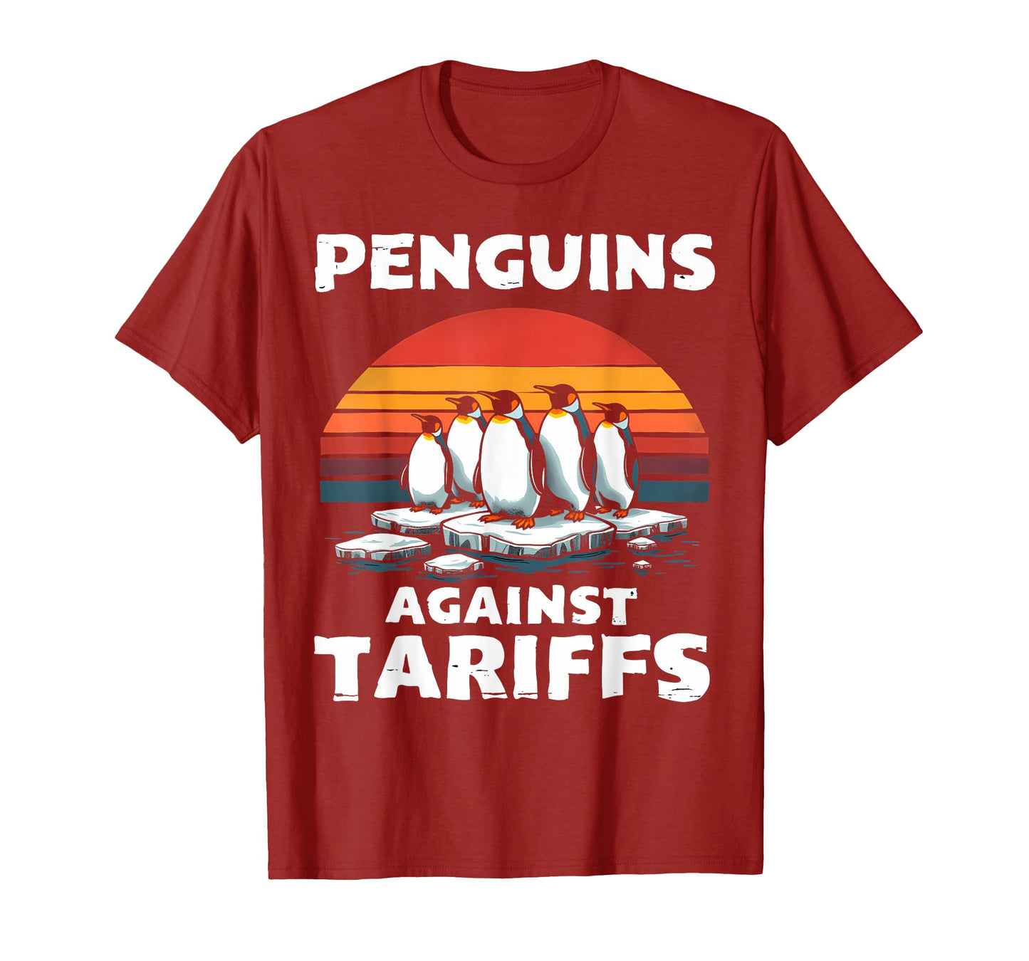 Penguins Against Tariffs T-Shirt