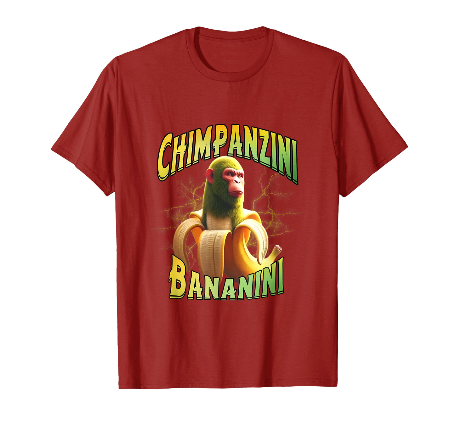 Chimpanzini Bananini - Funny Italian Brainrot Meme Boys Kids T-Shirt