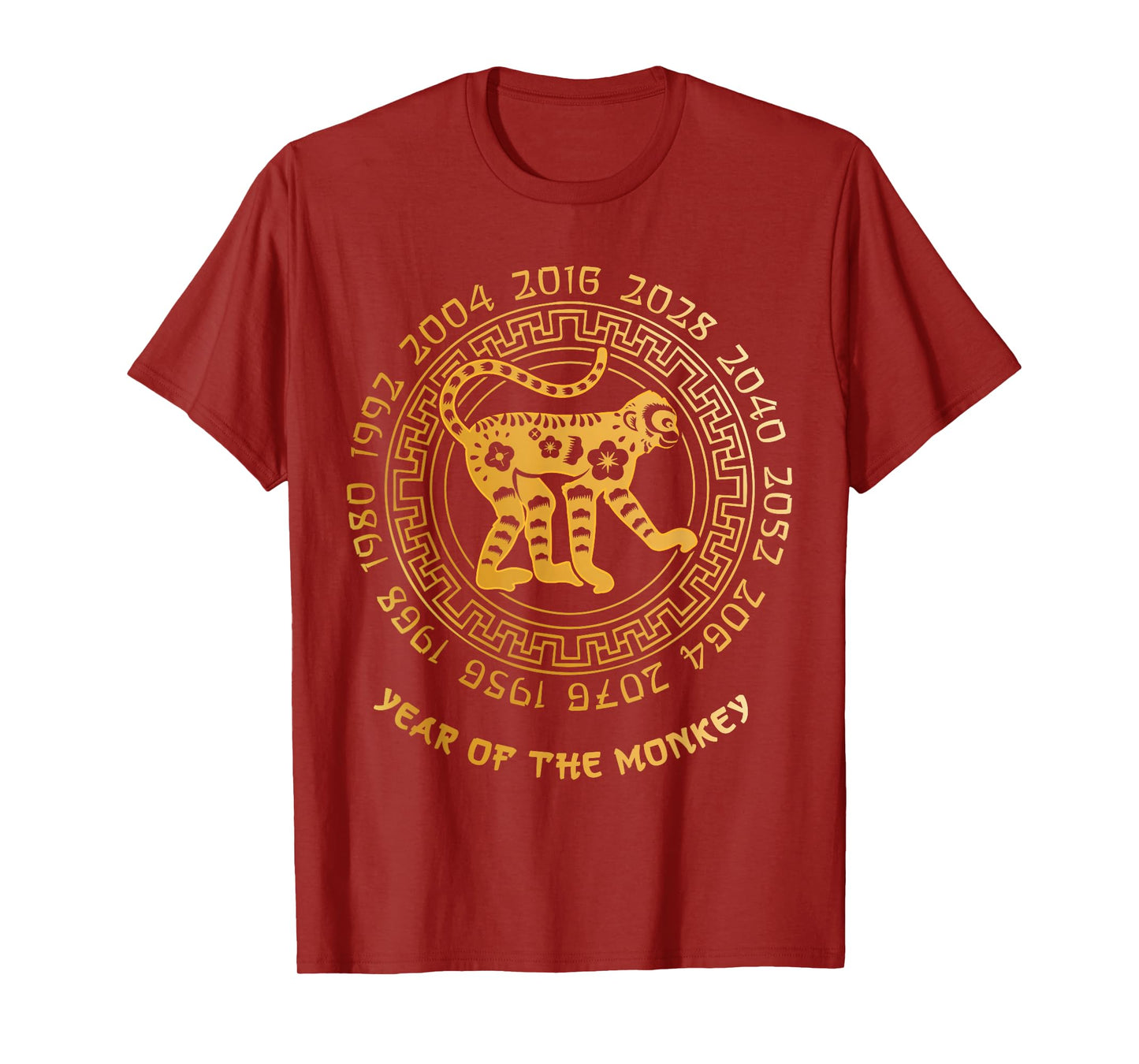 Chinese New Year Of The Monkey Chinese Zodiac Year 2028 T-Shirt