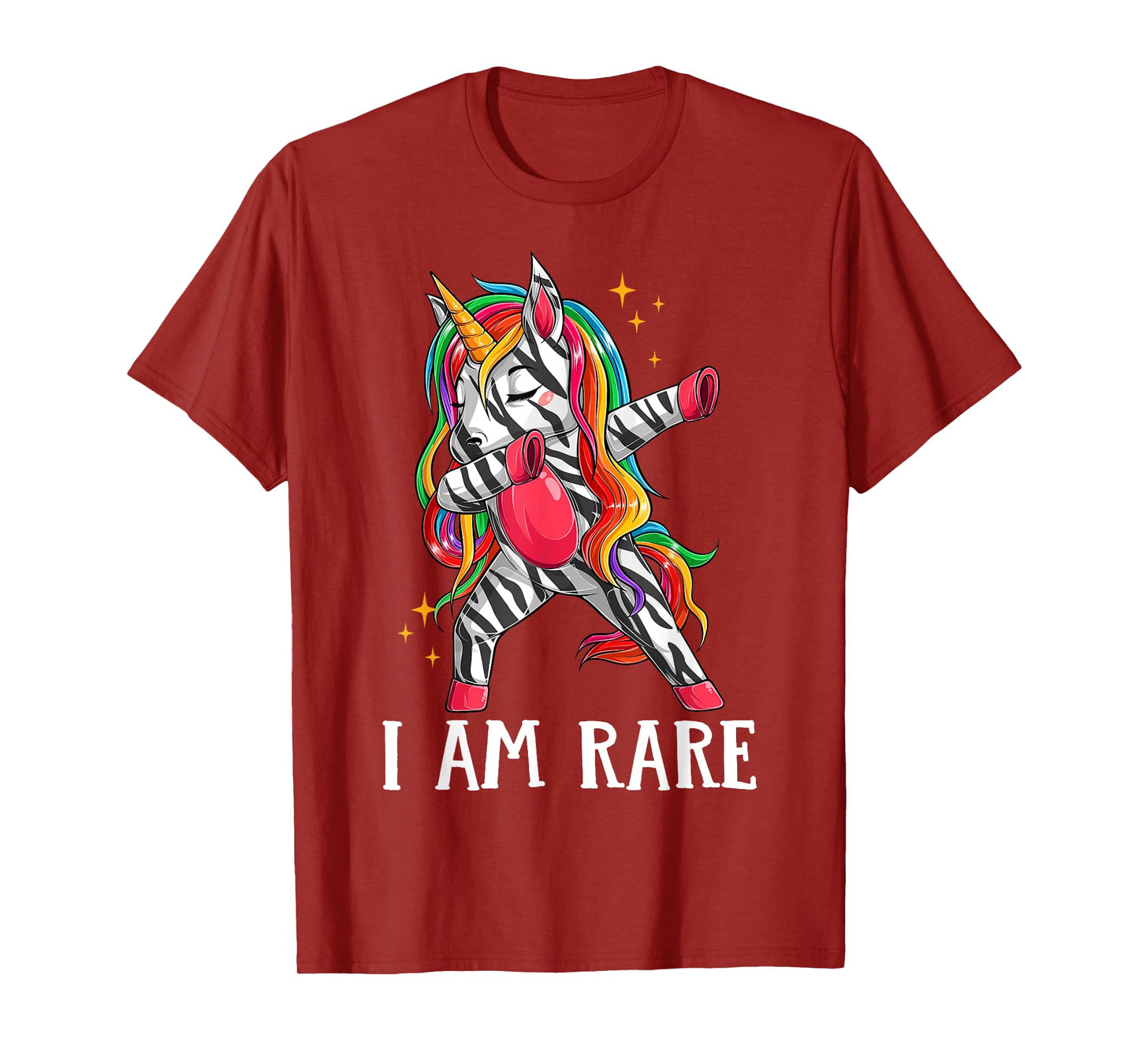 Kids I Am Rare Zebra Unicorn Warrior Rare Disease Awareness T-Shirt