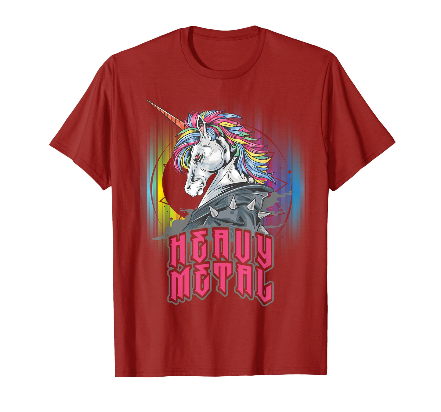 Funny Heavy Metal Unicorn Design For Men Woman Kids T-Shirt