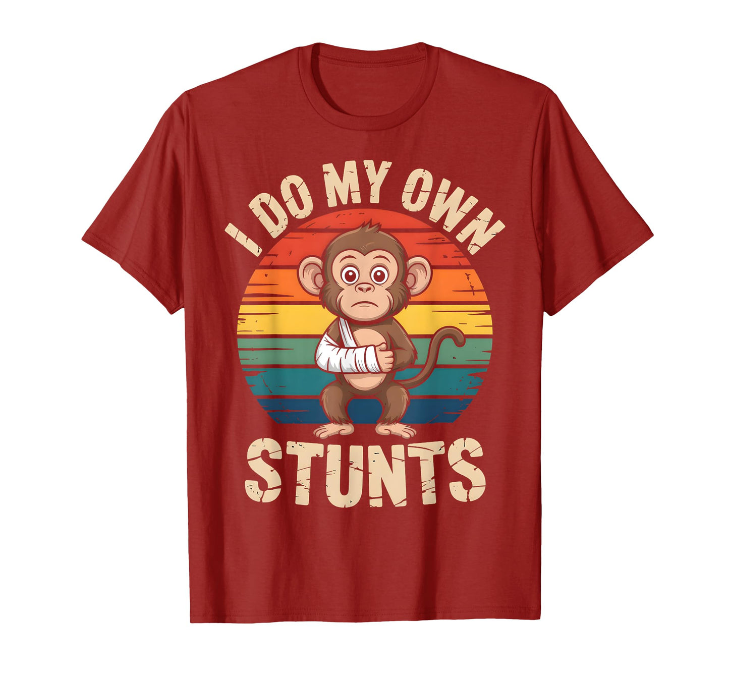 I Do My Own Stunts Boys Broken Arms Get Well Funny Injury T-Shirt