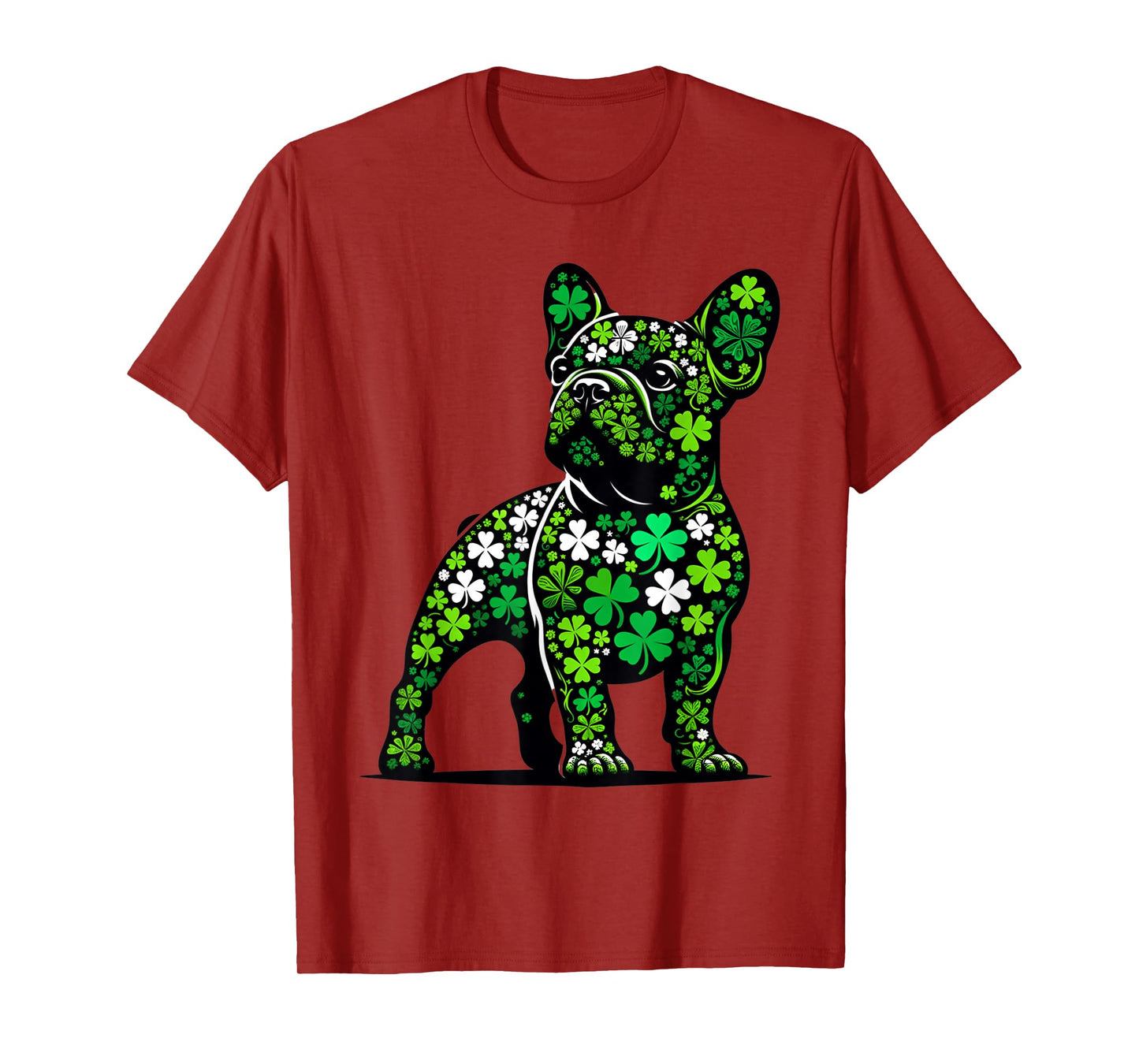St Patricks Day Dog Themed Women Men French Bulldog Lover T-Shirt