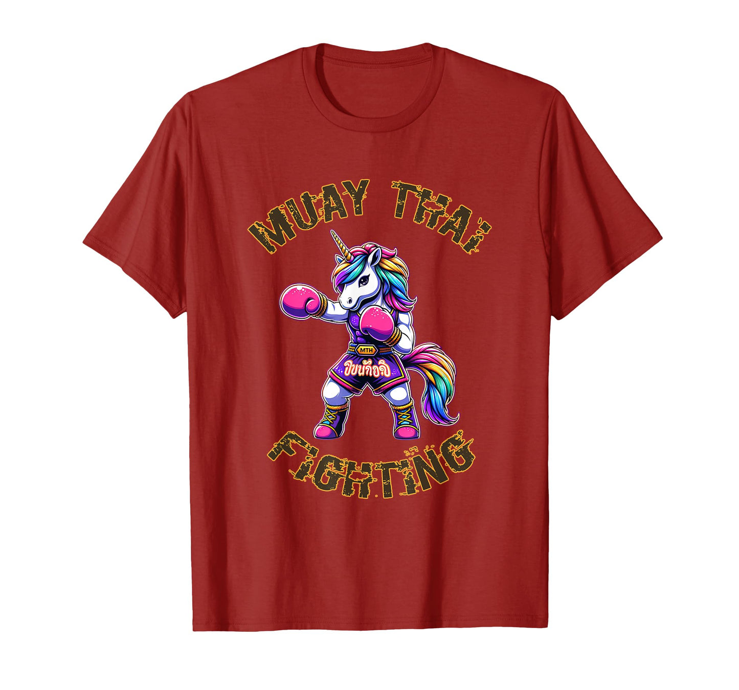 Muay Thai Unicorn - Unicorn Kickboxing Thai Boxing T-Shirt