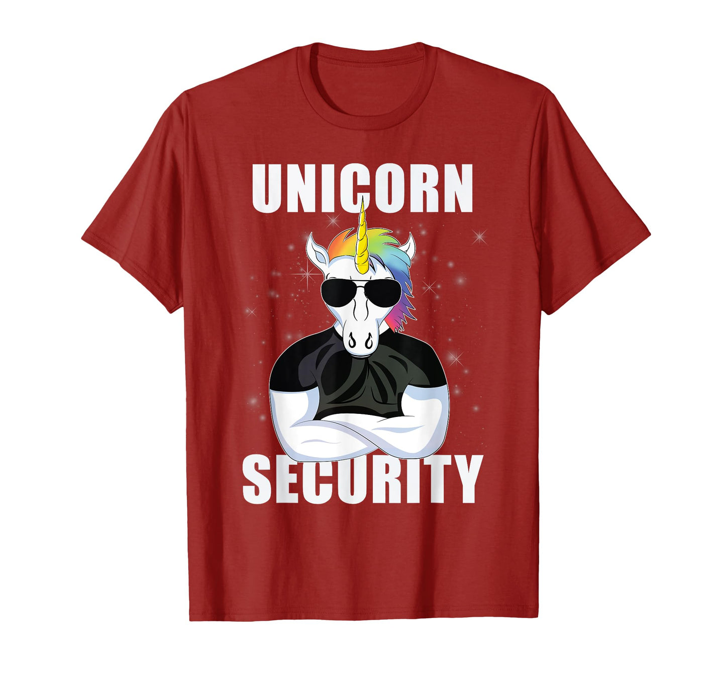 Funny Muscle Unicorn Security, Unicorns Lover Party Gift T-Shirt