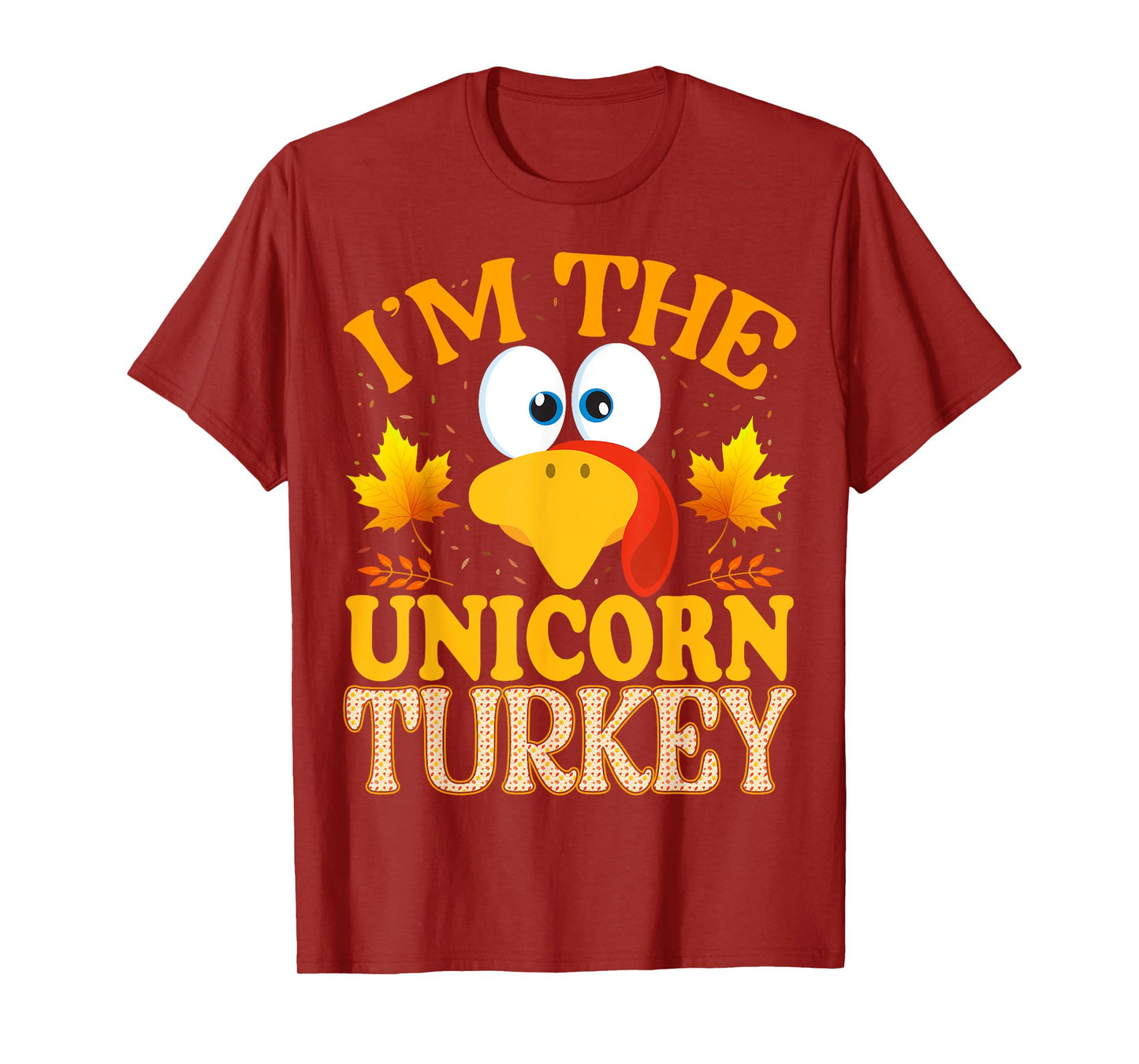 Thanksgiving I'm The Unicorn Turkey Matching T-Shirt