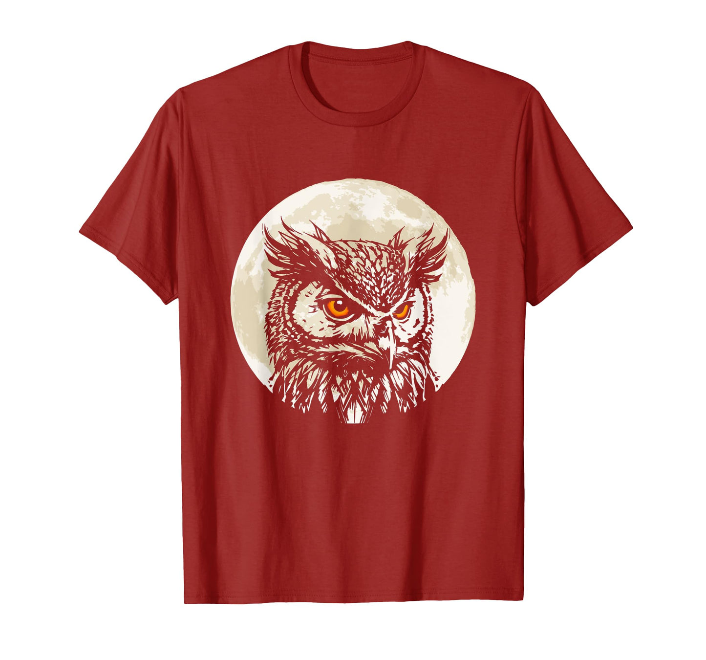 Owl Forest Night Wildlife Birds Nature T-Shirt