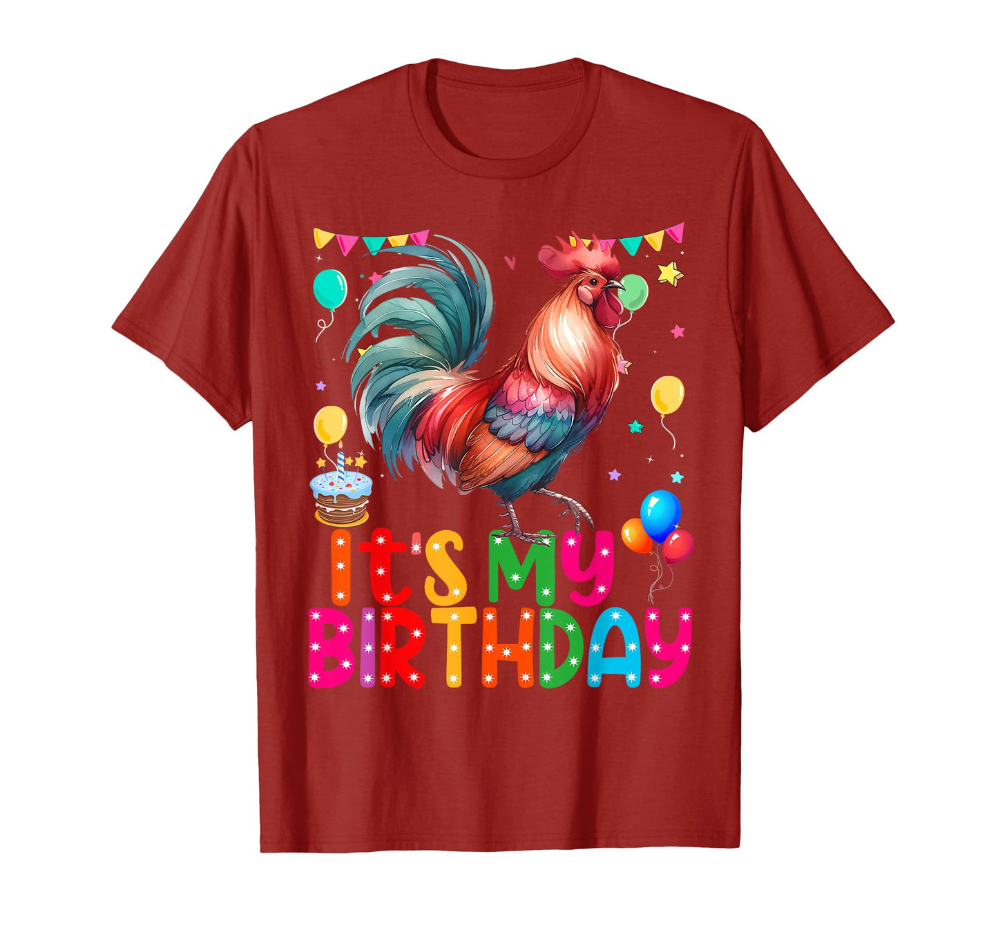 It's My Birthday Chicken for Girls Chicken mommy Party T-Shirt