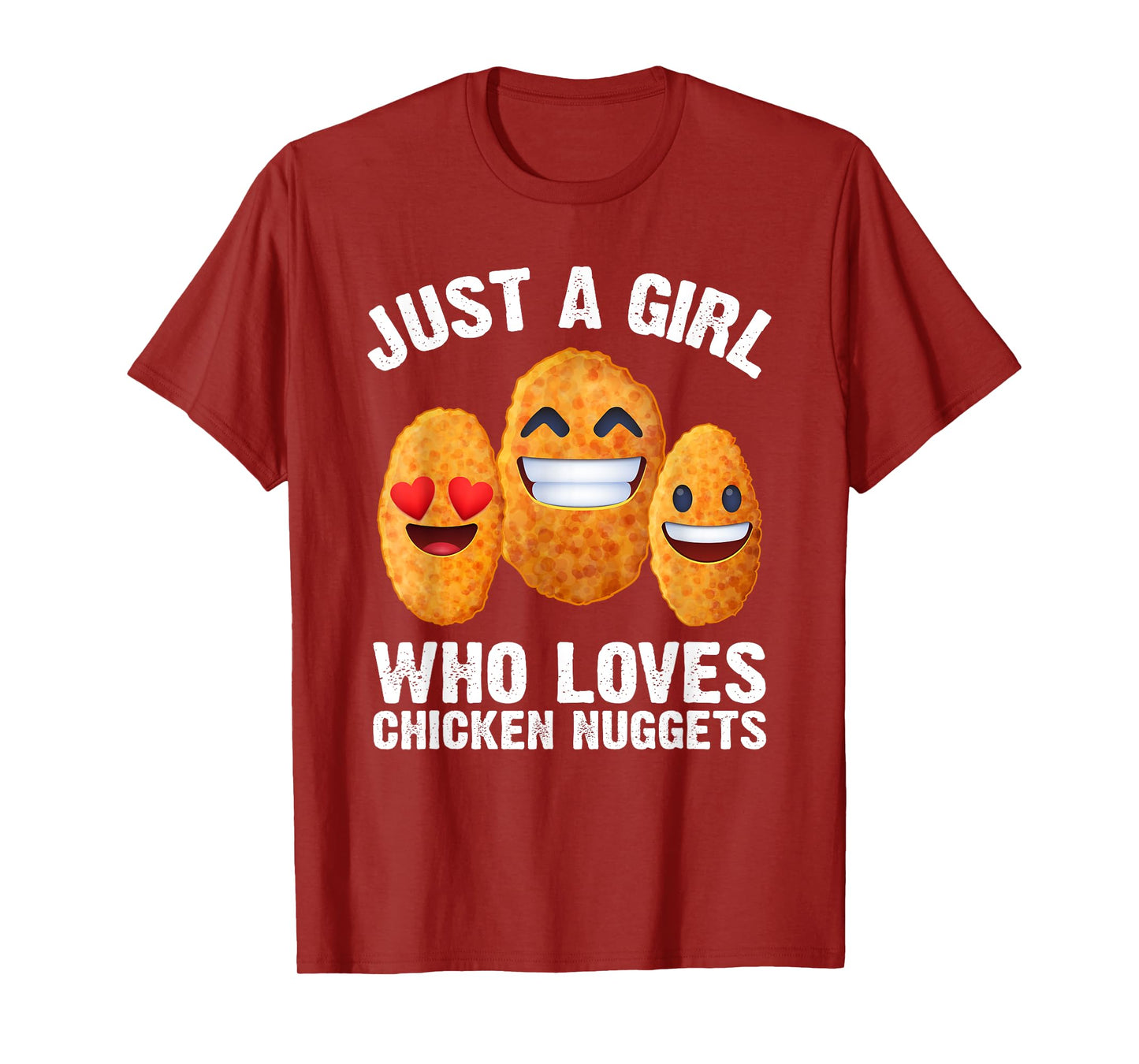Funny Chicken Nugget Design For Girls Women Nuggets Lovers T-Shirt