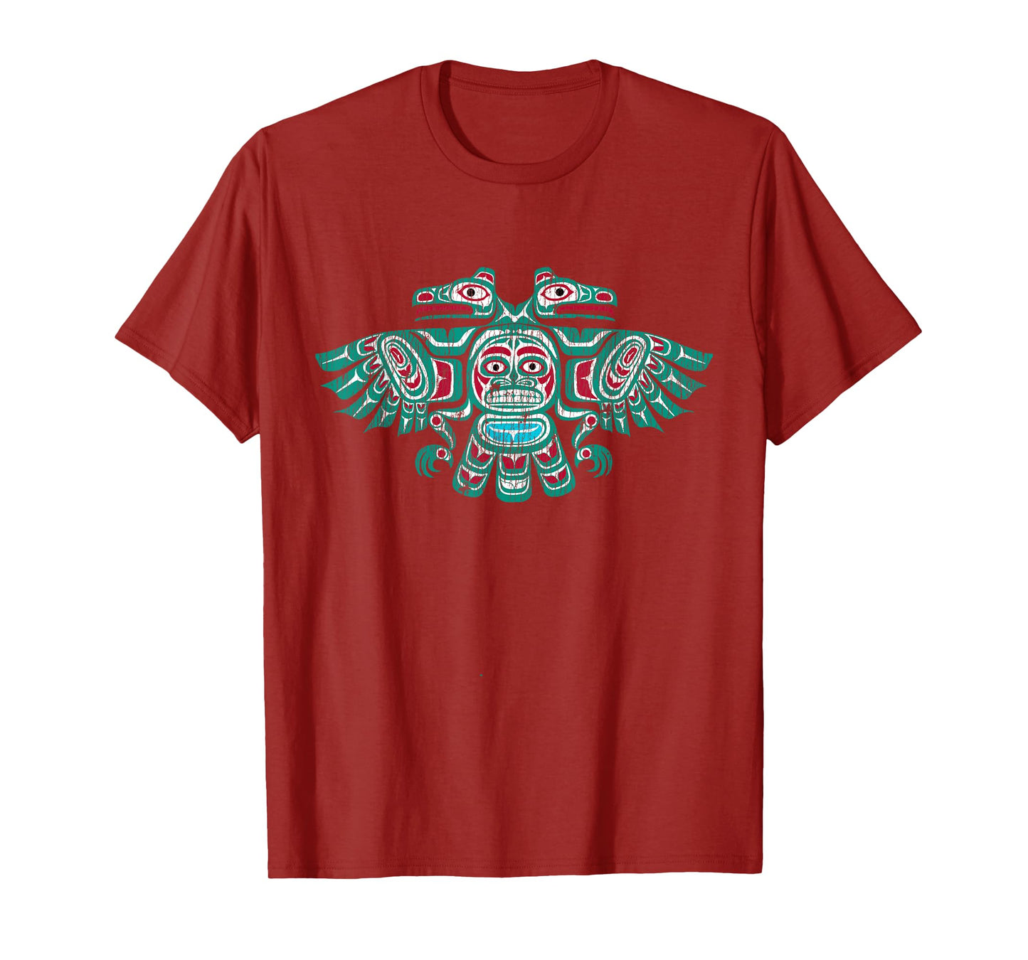 native american haida thunderbird totem pole vintage T-Shirt