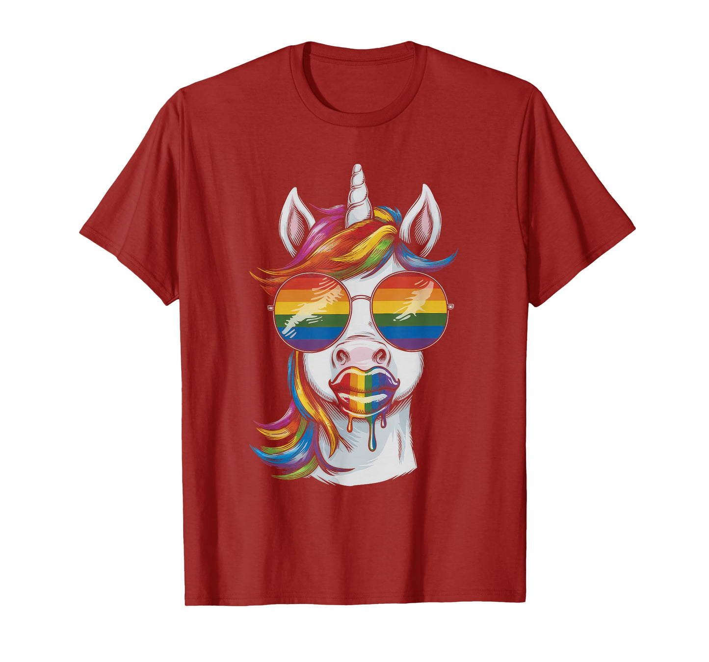 LGBT Gift Gay Pride Month Parade Rainbow Transgender Unicorn T-Shirt