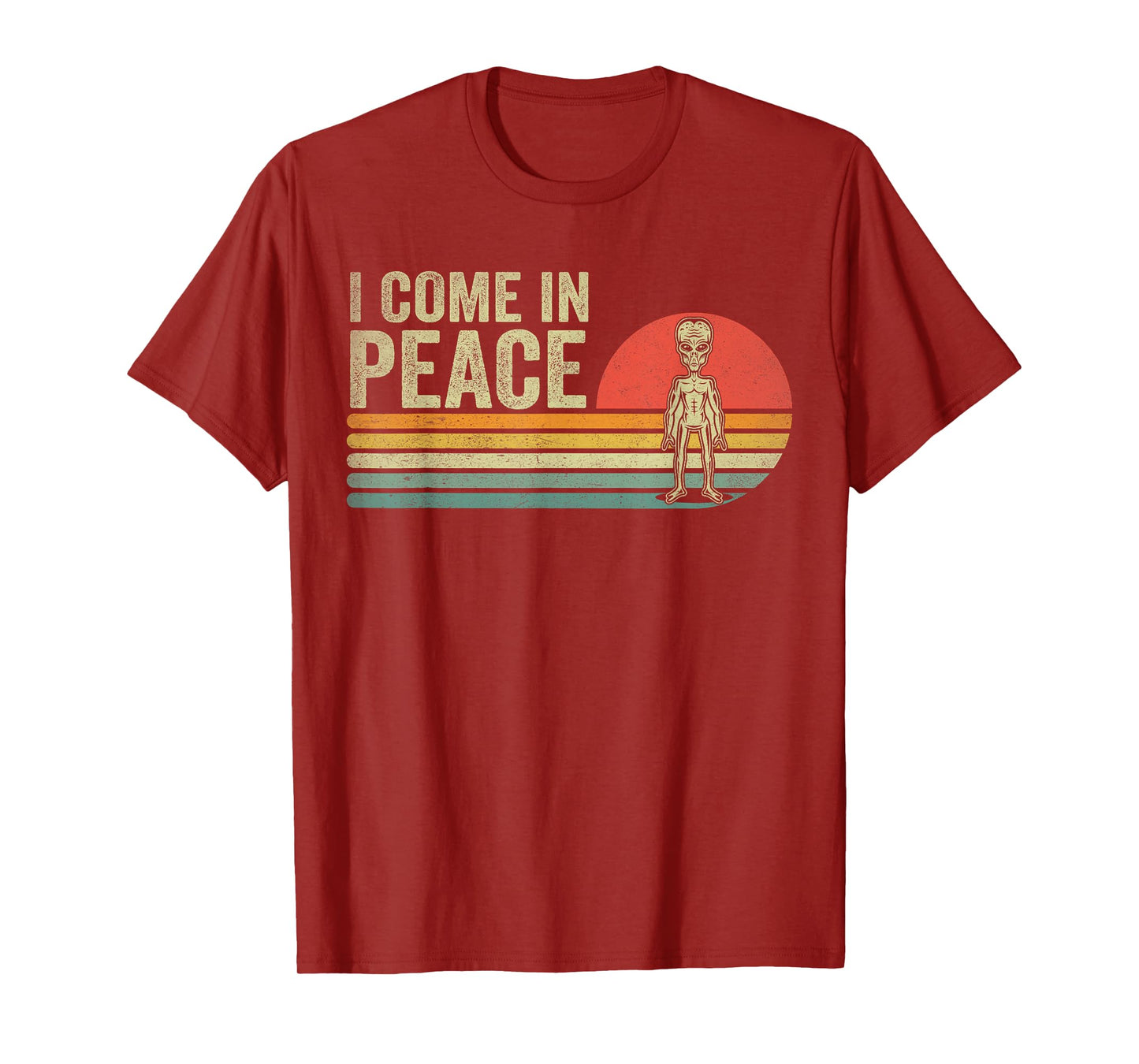 I Come In Peace im Peace Matching Couples Alien T-Shirt