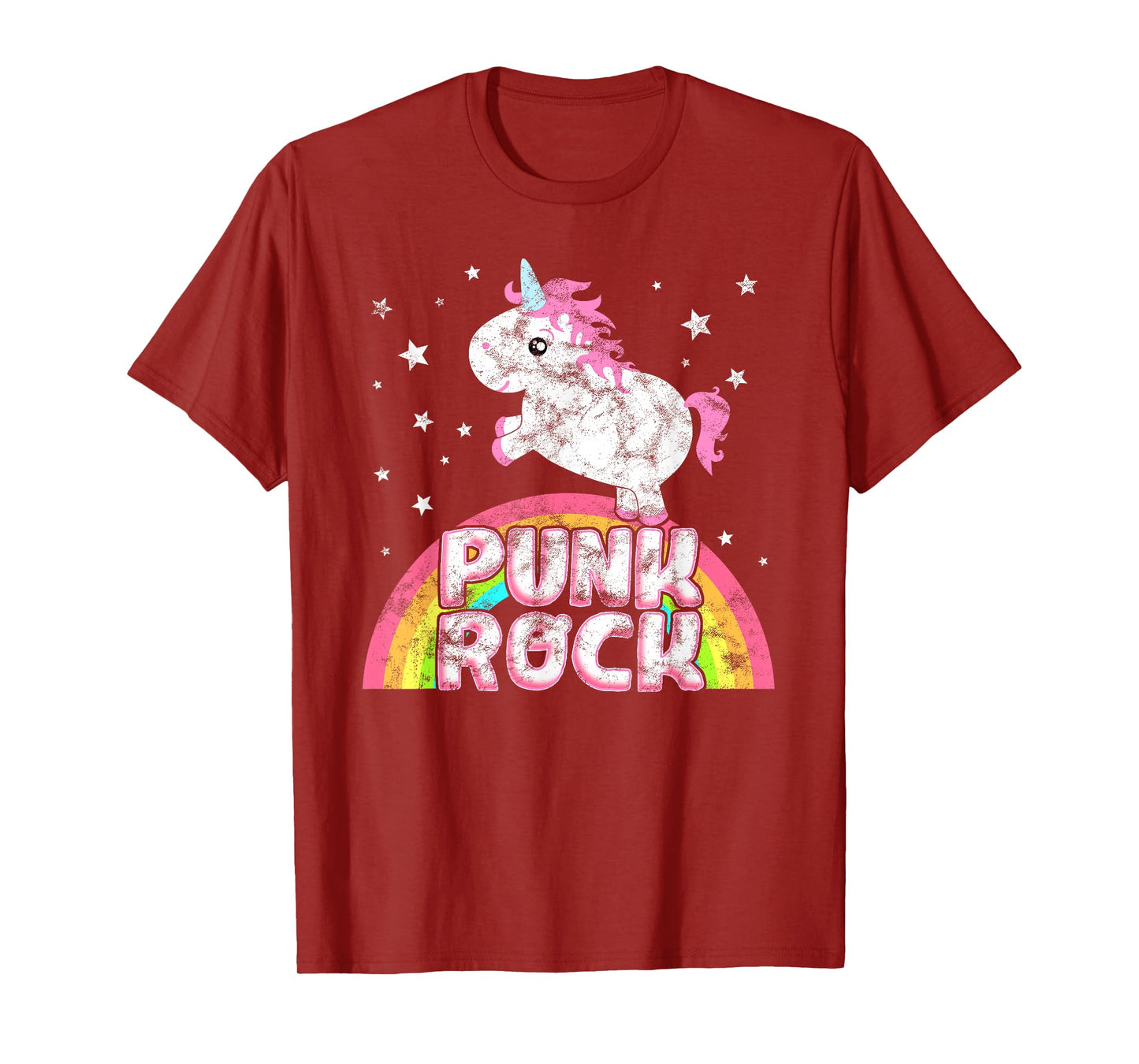 Funny Ironic Cool Unicorn Punk Rock Music Tee Festival Shirt T-Shirt