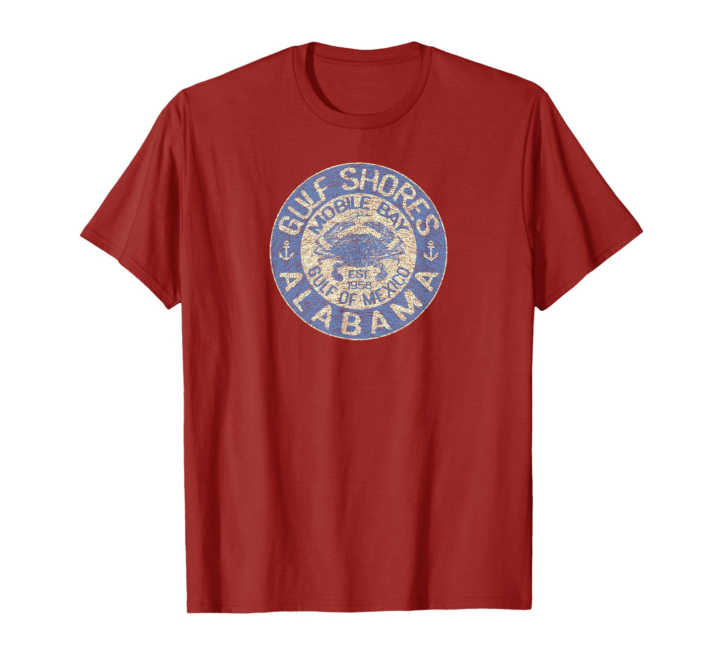 JCombs: Gulf Shores, AL, with Blue Crab T-Shirt