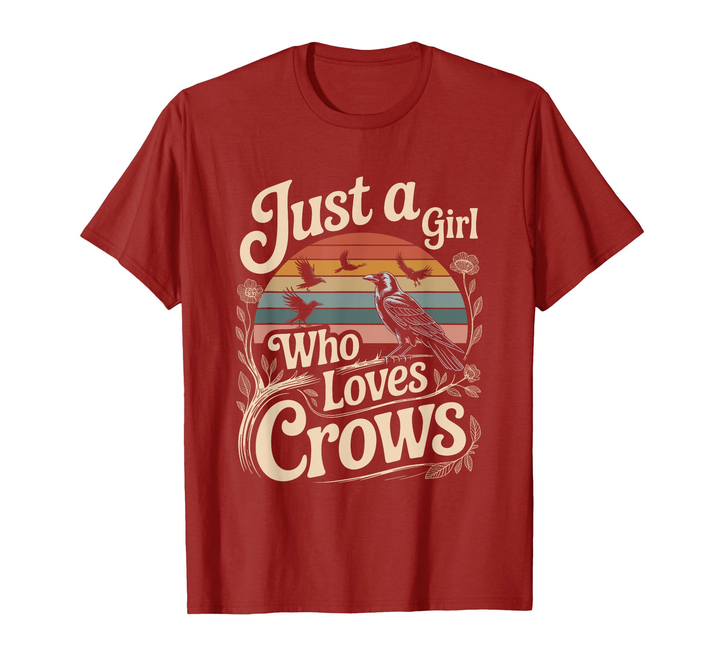 Just a girl who loves crows T-Shirt