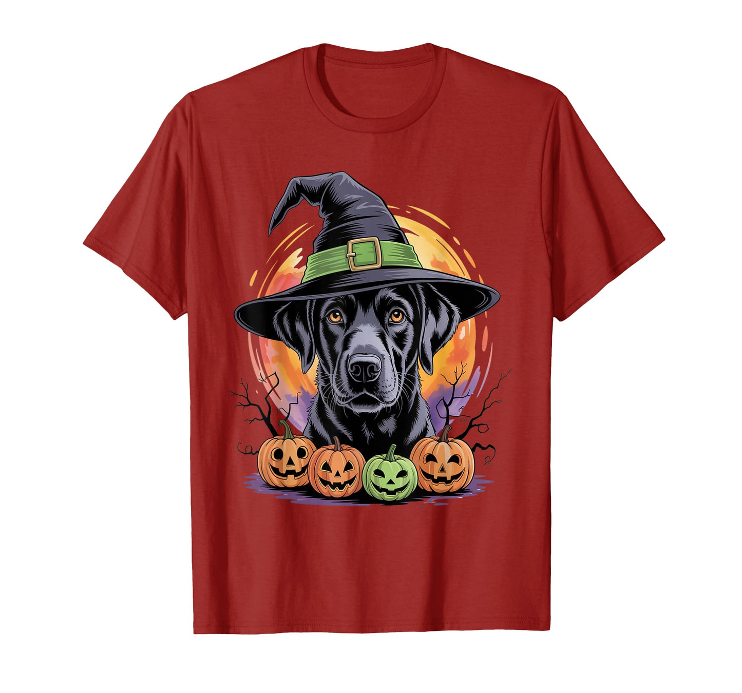 Black Labrador Retriever Halloween For Men Women Kids T-Shirt