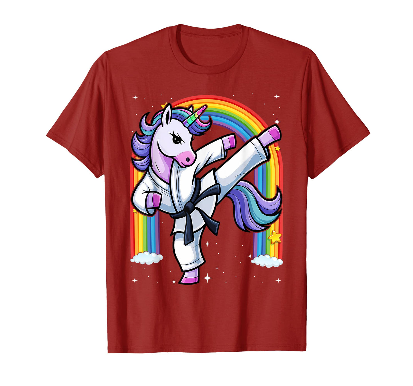 Funny Unicorn Karate Girl I Taekwondo Martial Arts T-Shirt