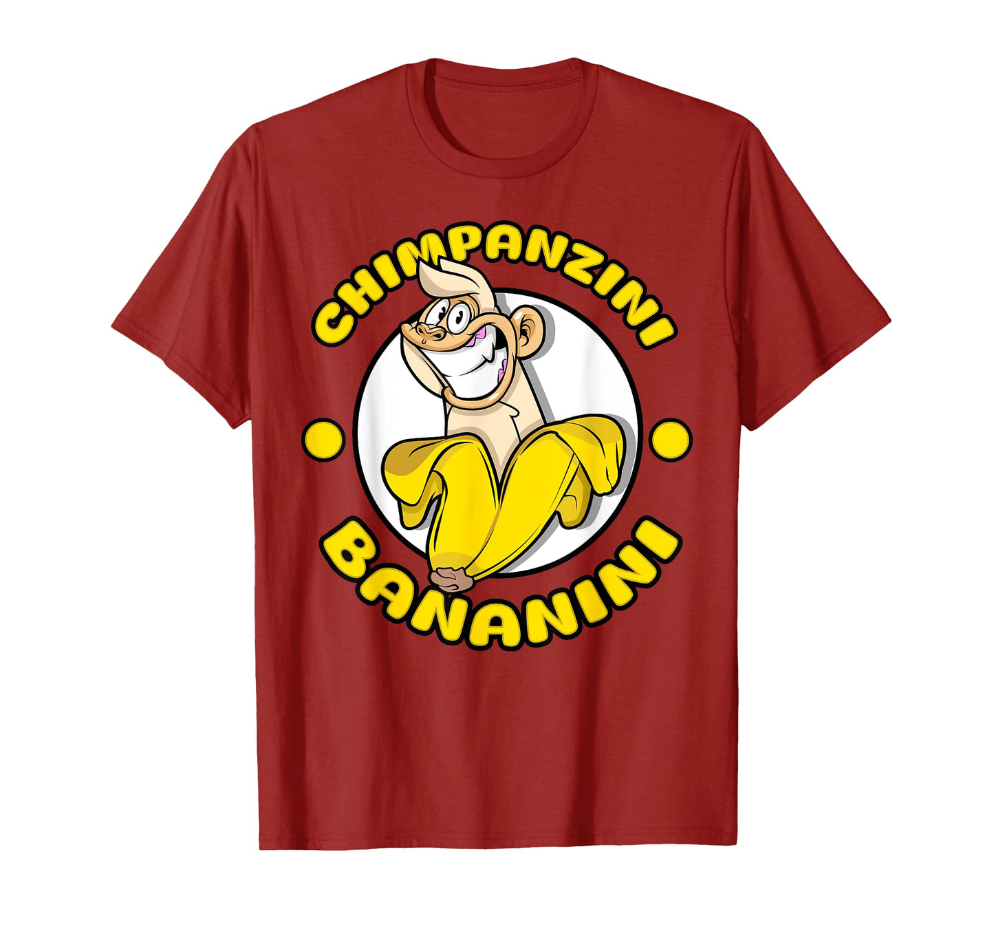 Funny Monkey Chimpanzini Bananini Italian Brainrot Meme T-Shirt