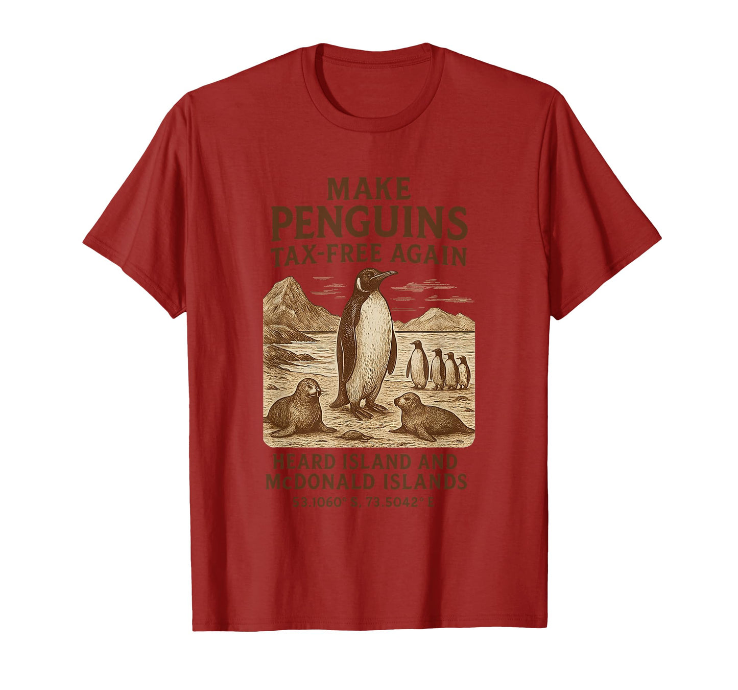 Make Penguin Tax Free Again - Resist Penguins Against Trump T-Shirt