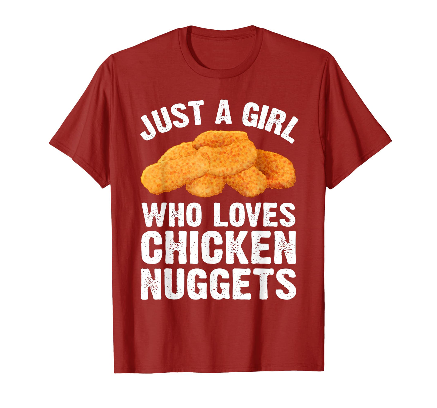 Funny Chicken Nugget Design For Girls Women Nuggets Lovers T-Shirt