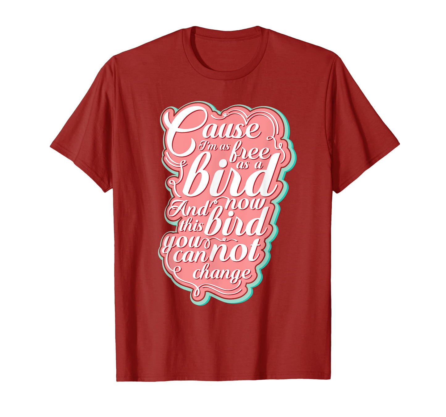 LyricLyfe Free Bird Ronnie Zant Allen Collins T-Shirt