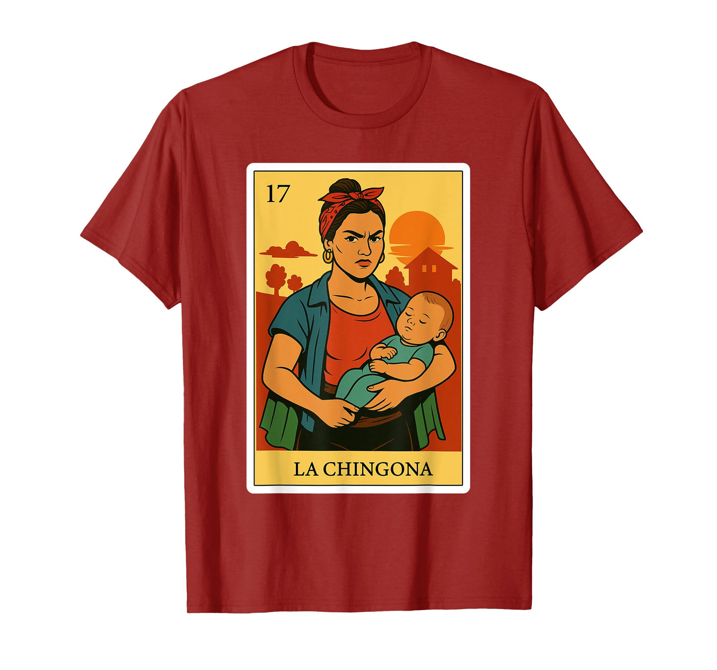La Chingona Madre Funny Spanish-Mexican Bingo Gift for Women T-Shirt