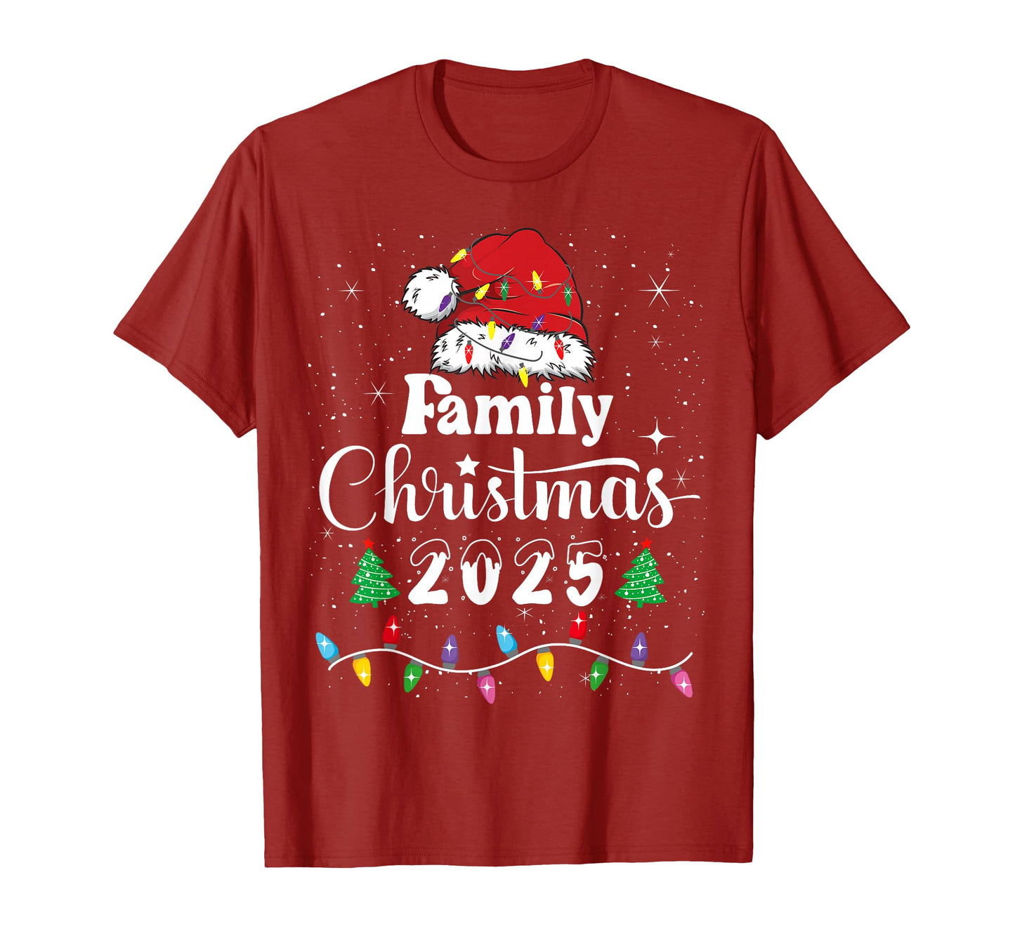 Family Christmas 2025 Matching Outfit Xmas Men Women Kids T-Shirt