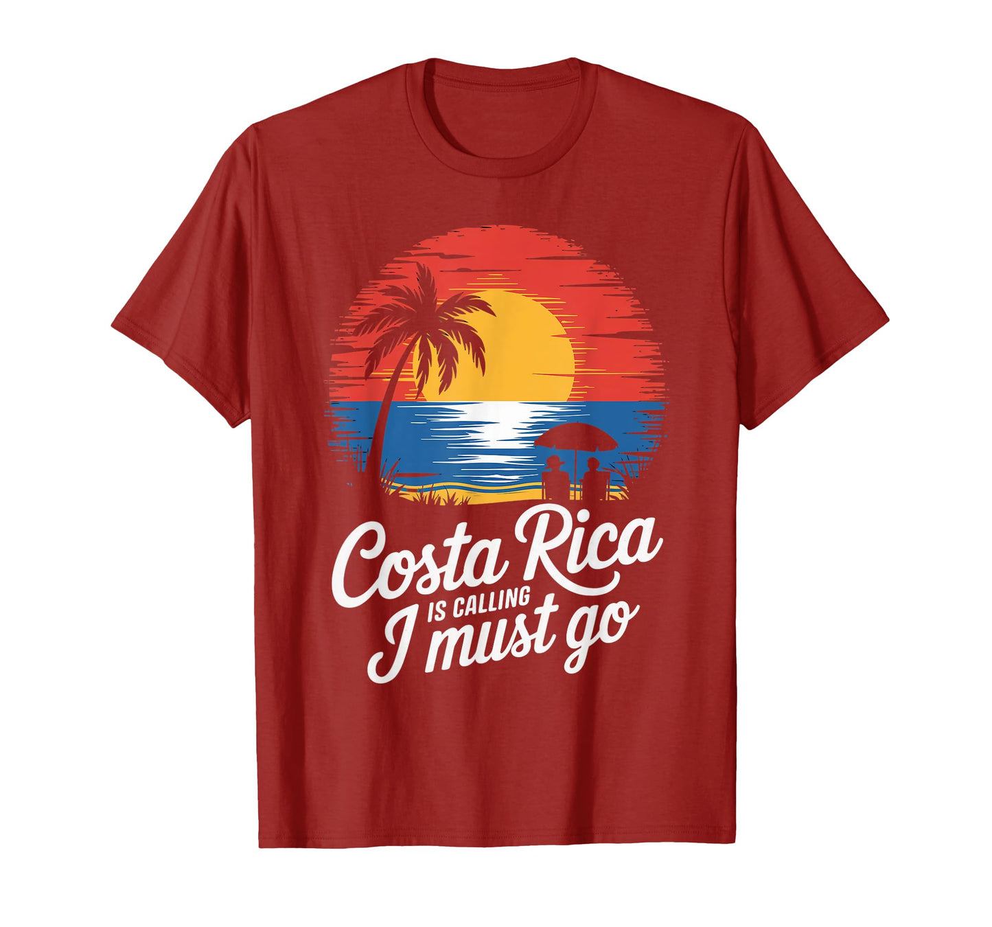 Costa Rica Is Calling Vacation Tropical Pura Vida Costa Rica T-Shirt