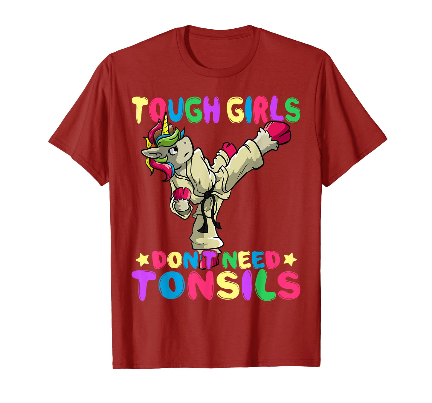 Tough Girls Don't Need Tonsils Removal Surgery Recovery gift T-Shirt