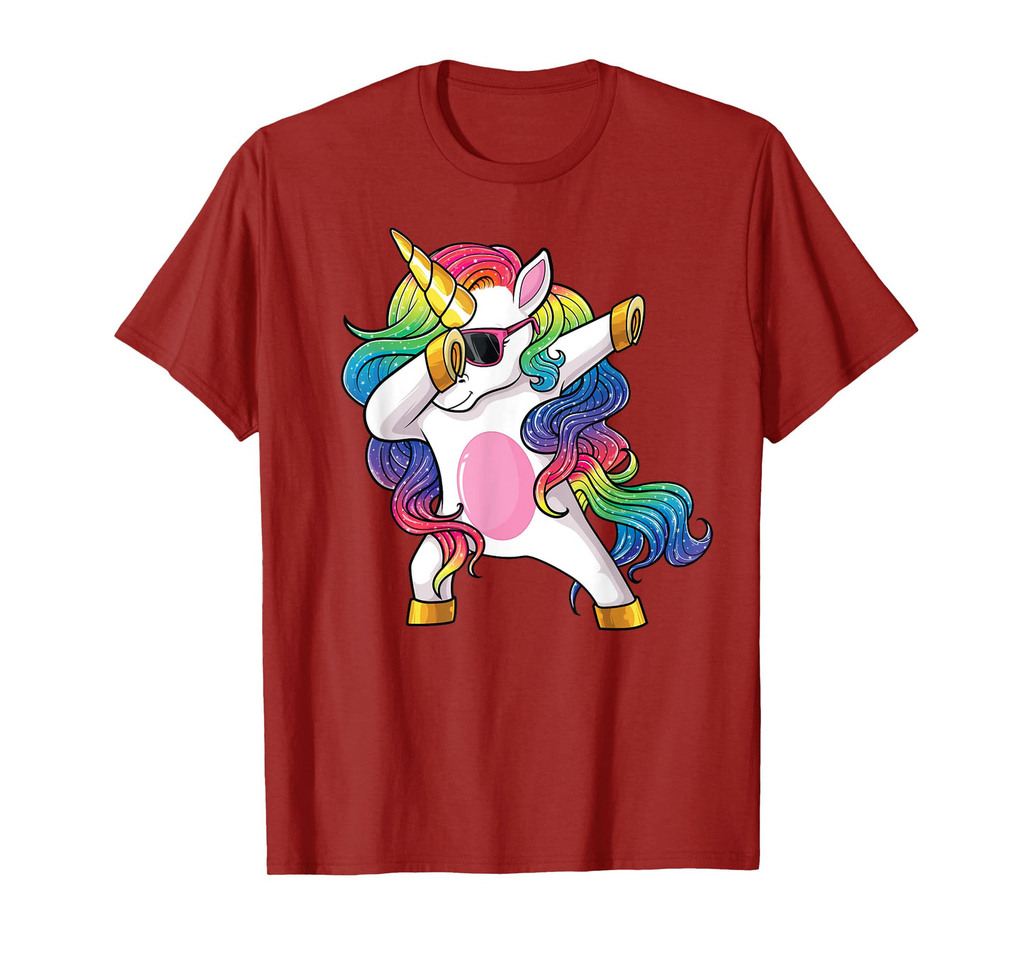 Dabbing Unicorn Shirt Kids Girls Boys Toddlers Dab Unicorn T-Shirt