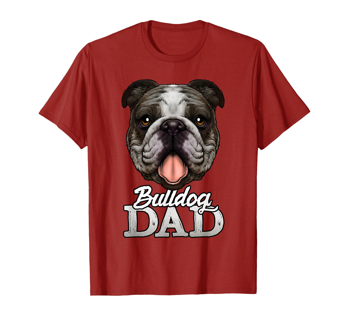 Dog Papa Shirt Bulldog Dad Gifts English Bulldog Gifts T-Shirt