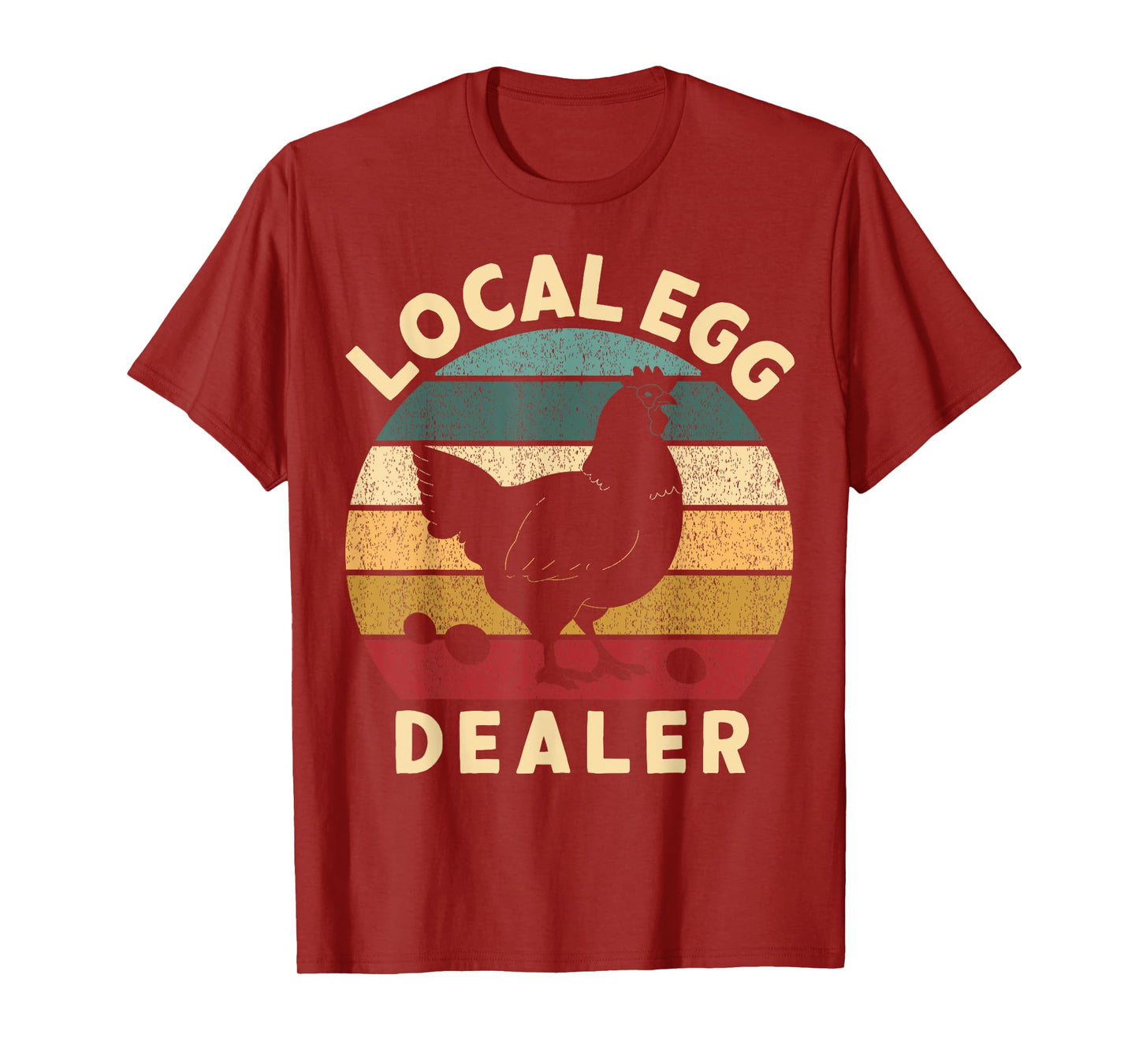 Retro Vintage Local Egg Dealer Farmer Chicken Egg Lover T-Shirt