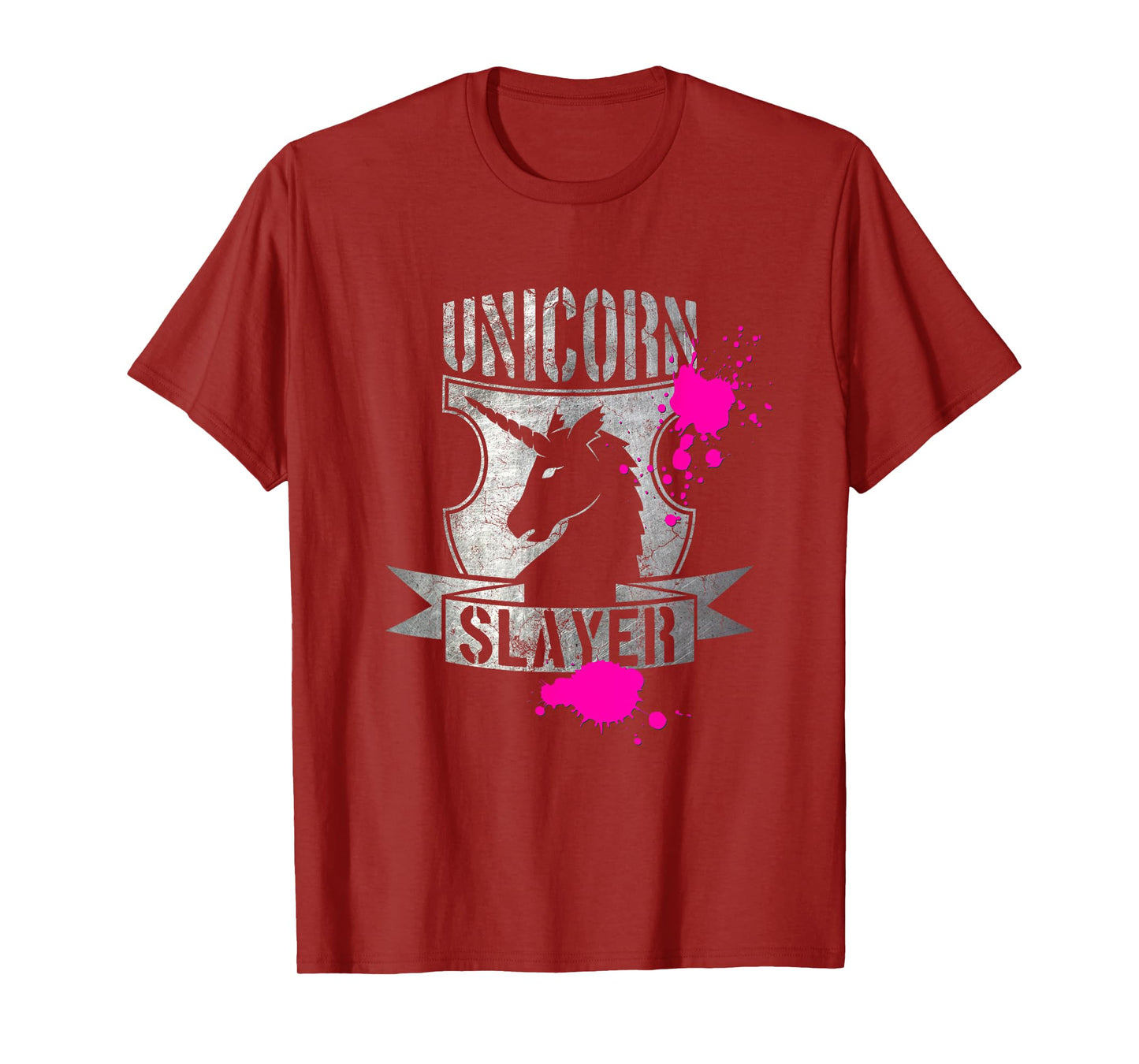 Funny Unicorn Slayer Rainbow T-Shirt