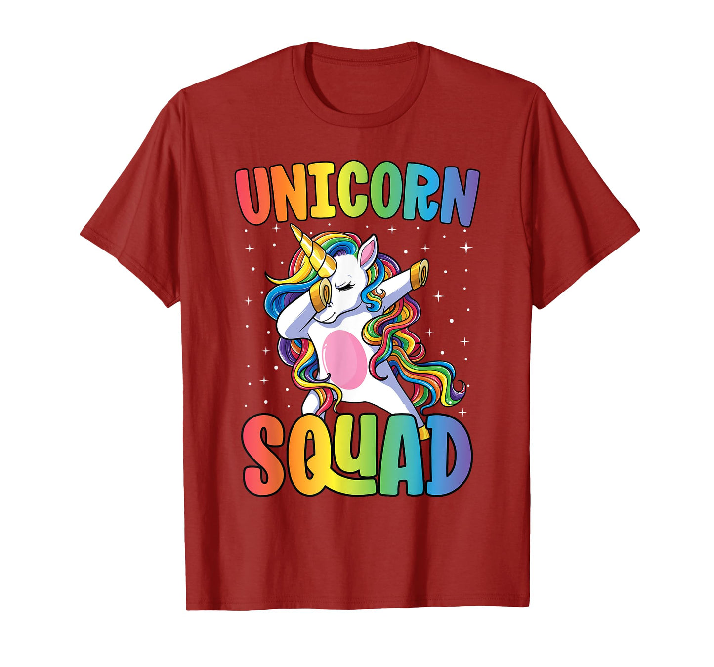 Dabbing Unicorn Shirt Girls Kids Matching Unicorn Squad T-Shirt