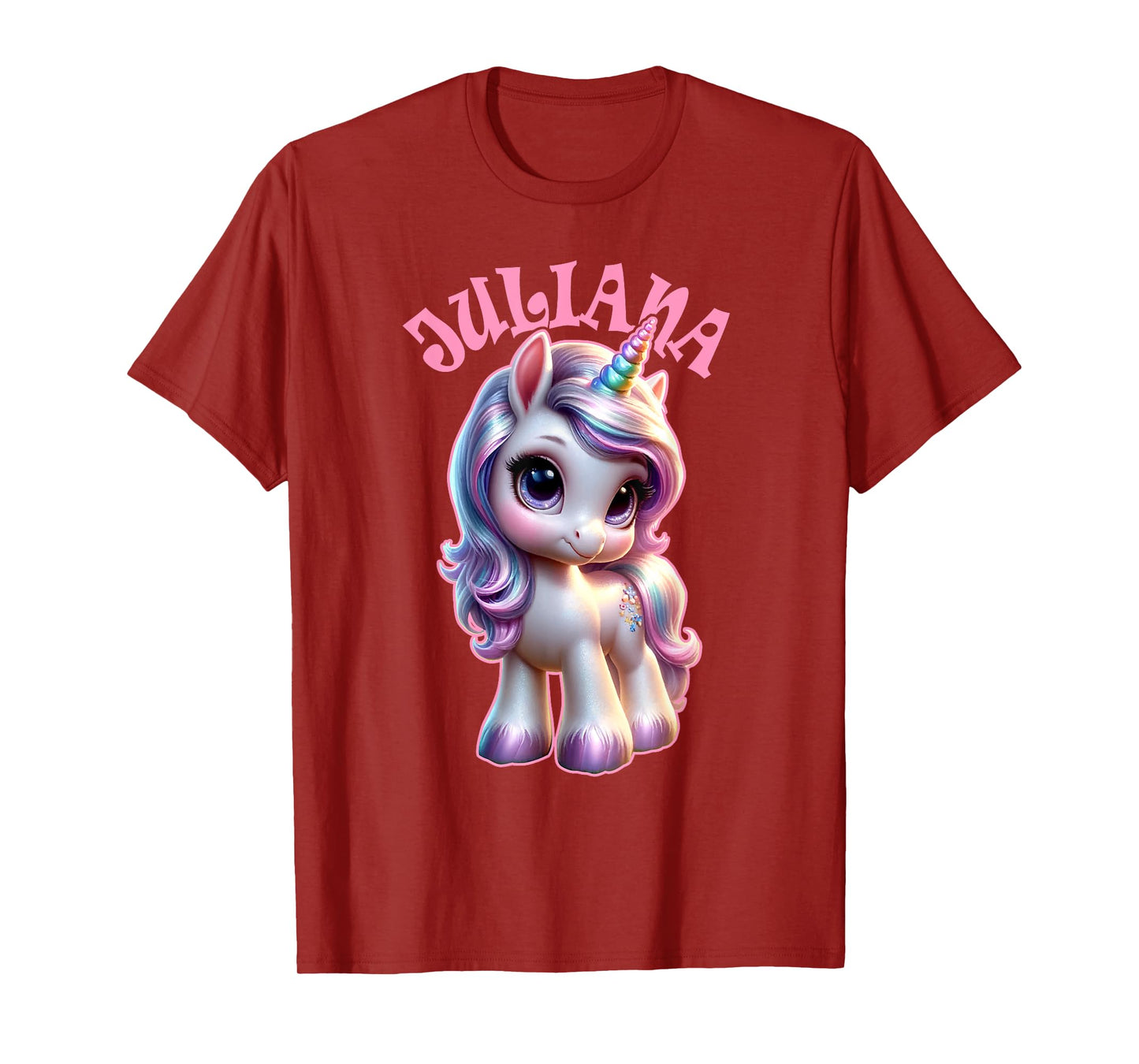 Juliana Cute Unicorn Design for Girls Name Juliana T-Shirt