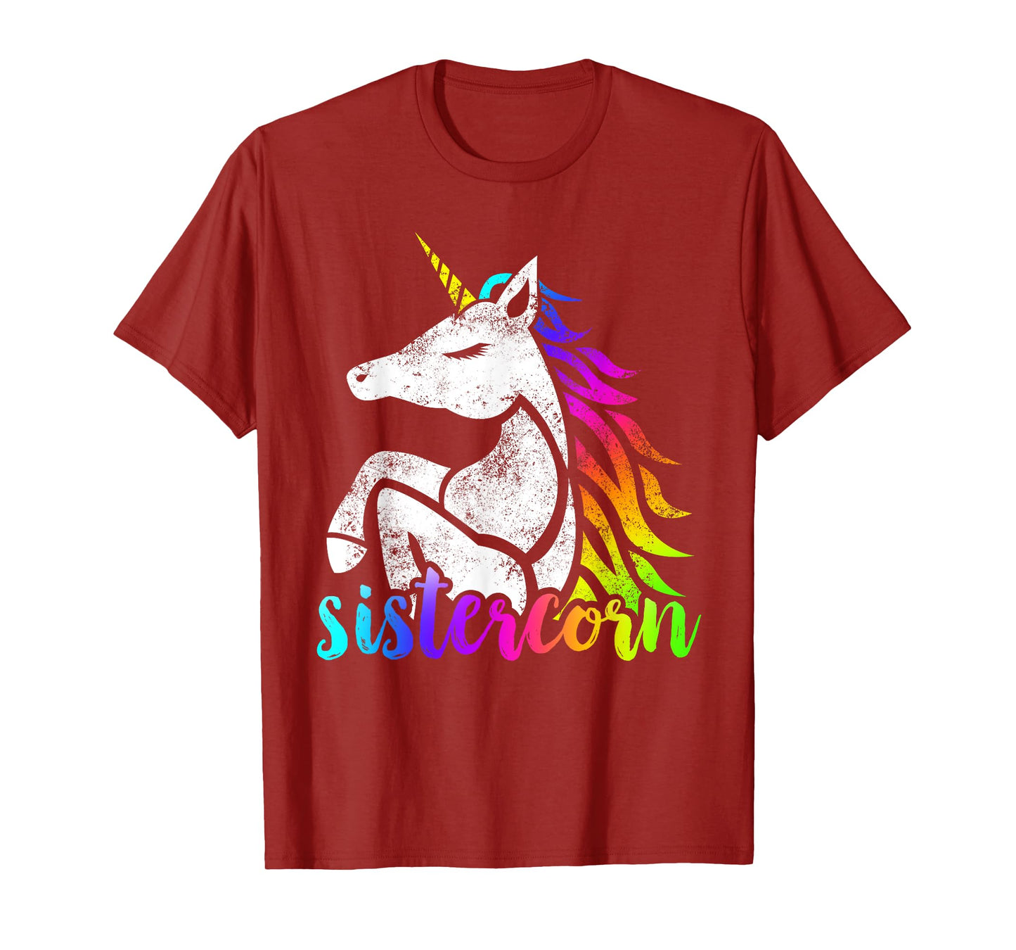 Sistercorn Unicorn Big Sister Girl Teen Women Christmas Gift T-Shirt