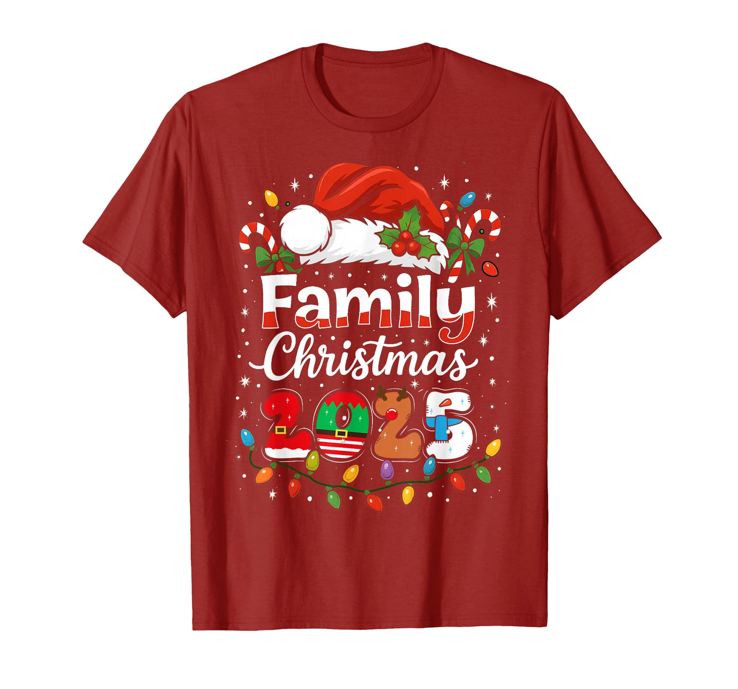 Family Christmas 2025 Matching Outfit Xmas Men Women Kids T-Shirt