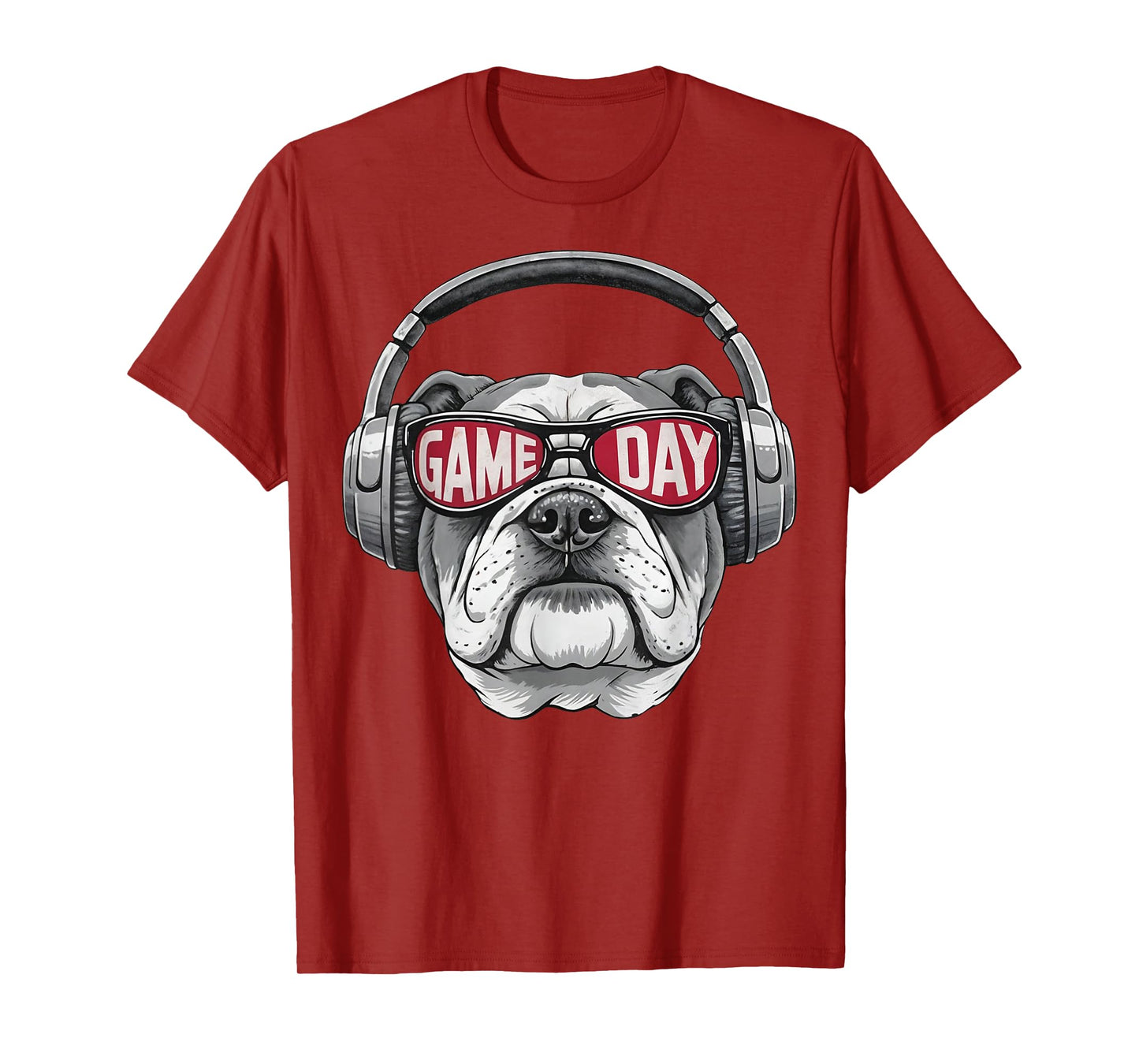 Retro Cool Bulldog Name Game Day Gift for Men Women Kid T-Shirt