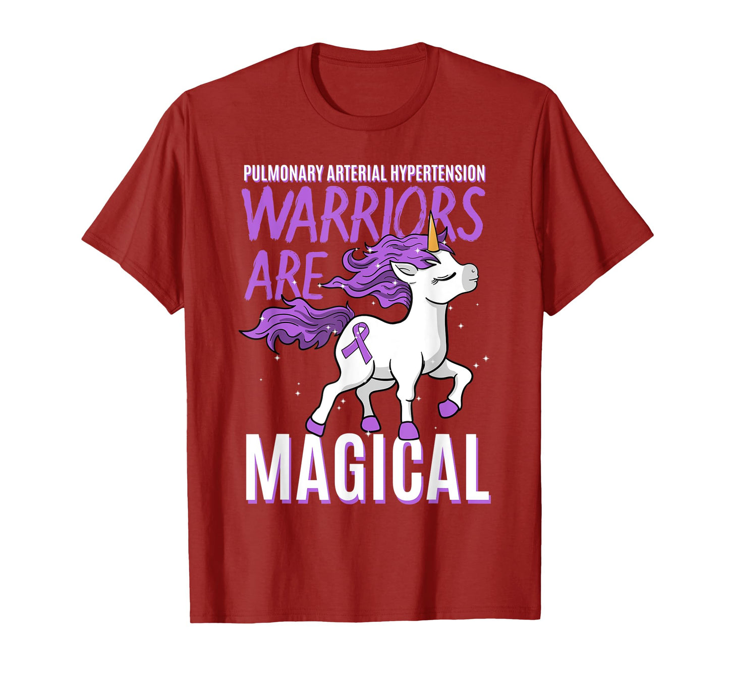 Pulmonary Arterial Hypertension Awareness Unicorn Lover Gift T-Shirt