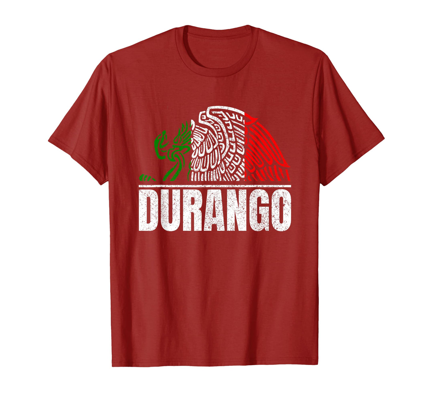 Durango Mexico Bandera Mexicana Y Aguila T-Shirt