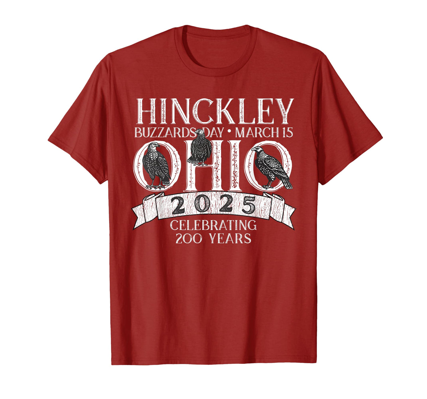 Hinckley Township 2025 Turkey Buzzard March Return 200 Years T-Shirt