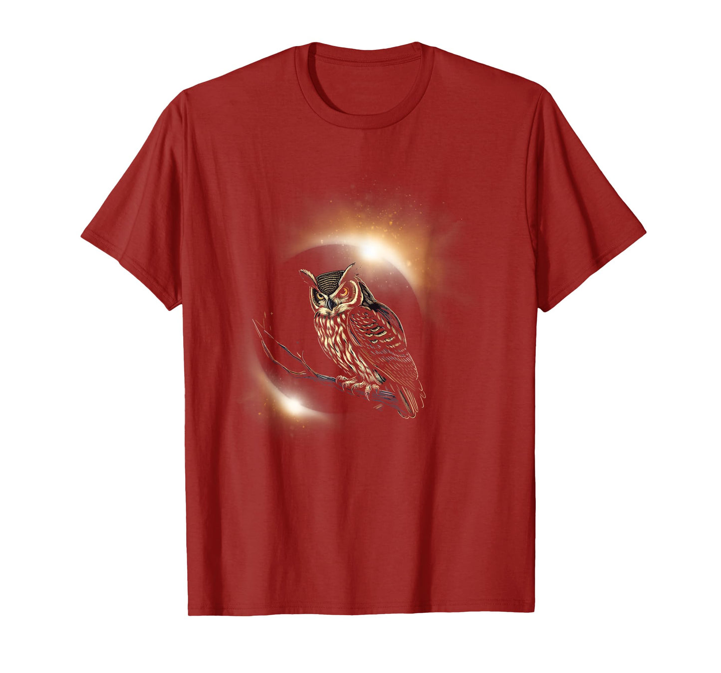 America Totality Total Solar Eclipse 2024 Moon Owl T-Shirt